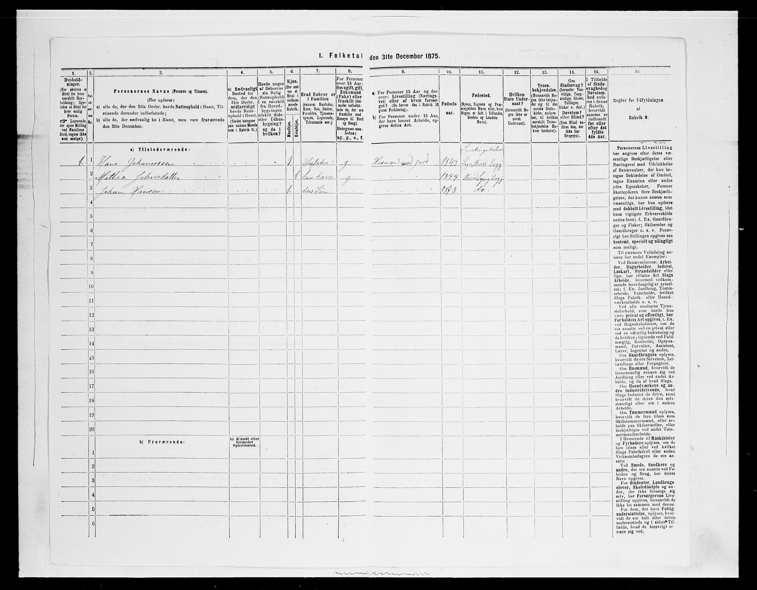 SAH, 1875 census for 0525P Biri, 1875, p. 1570