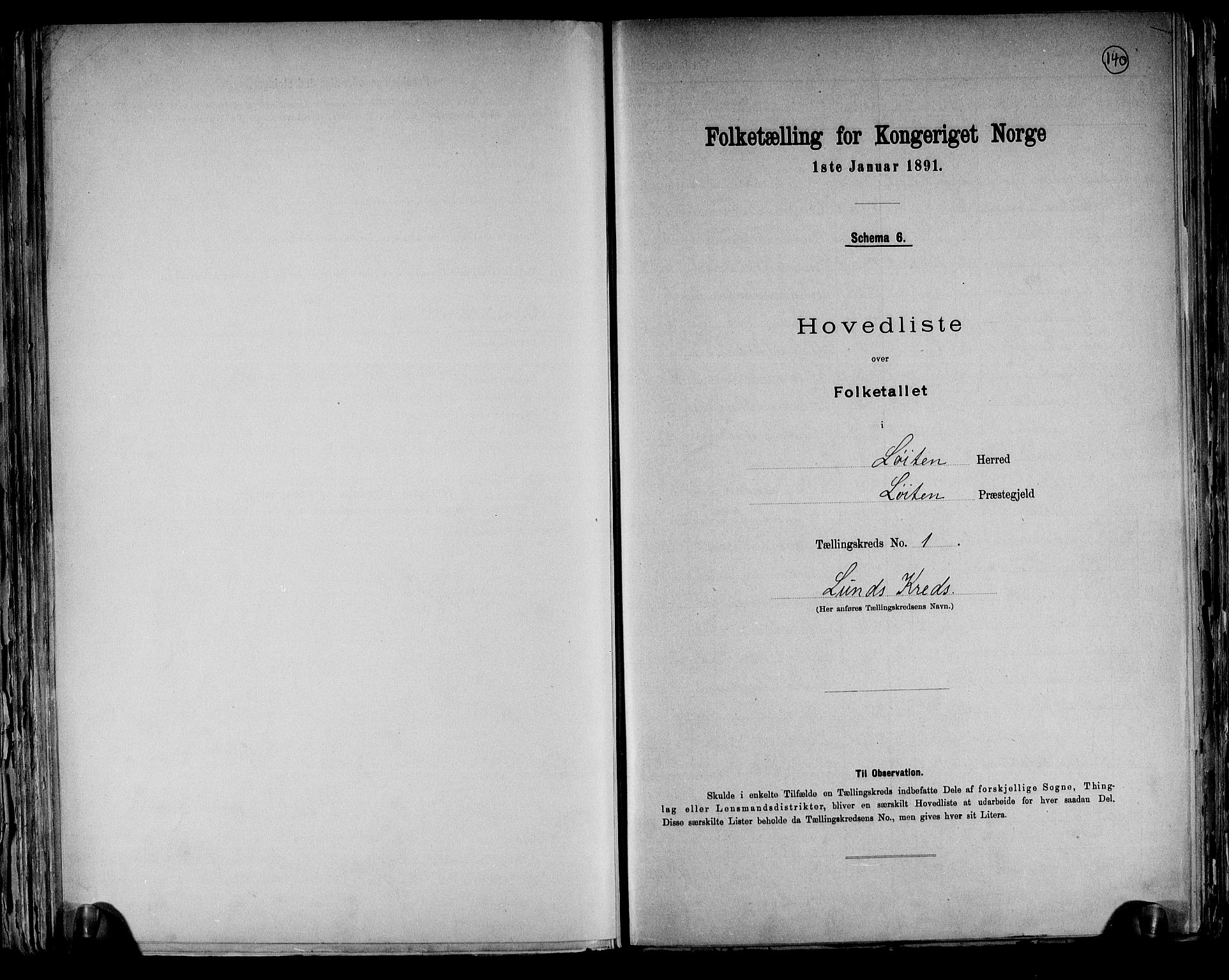 RA, 1891 census for 0415 Løten, 1891, p. 4