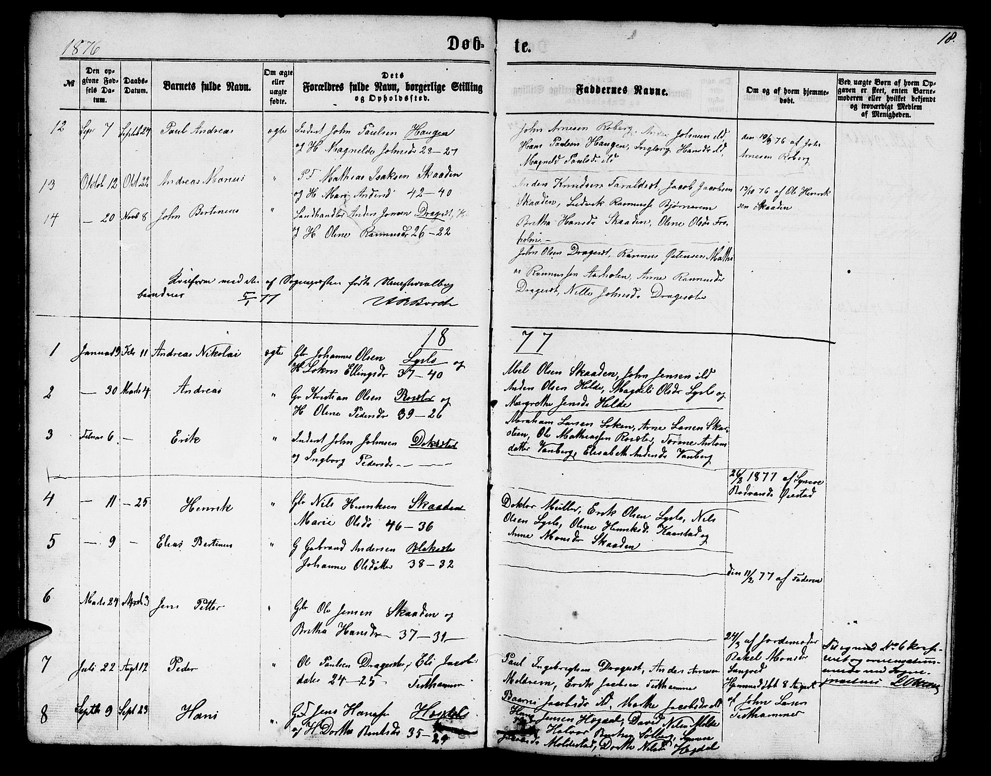 Innvik sokneprestembete, AV/SAB-A-80501: Parish register (copy) no. A 2, 1864-1885, p. 18