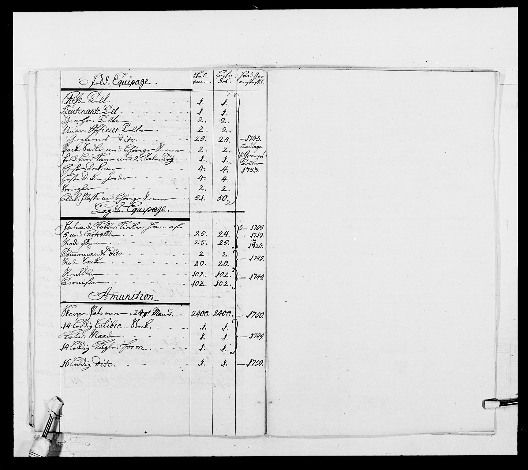 Kommanderende general (KG I) med Det norske krigsdirektorium, AV/RA-EA-5419/E/Ea/L0503: 1. Opplandske regiment, 1756-1761, p. 109