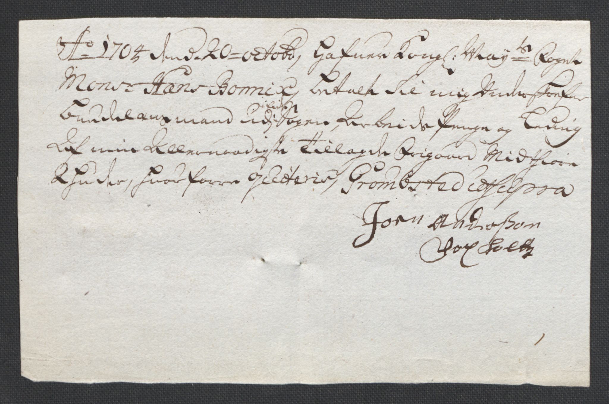 Rentekammeret inntil 1814, Reviderte regnskaper, Fogderegnskap, AV/RA-EA-4092/R39/L2317: Fogderegnskap Nedenes, 1704-1705, p. 77