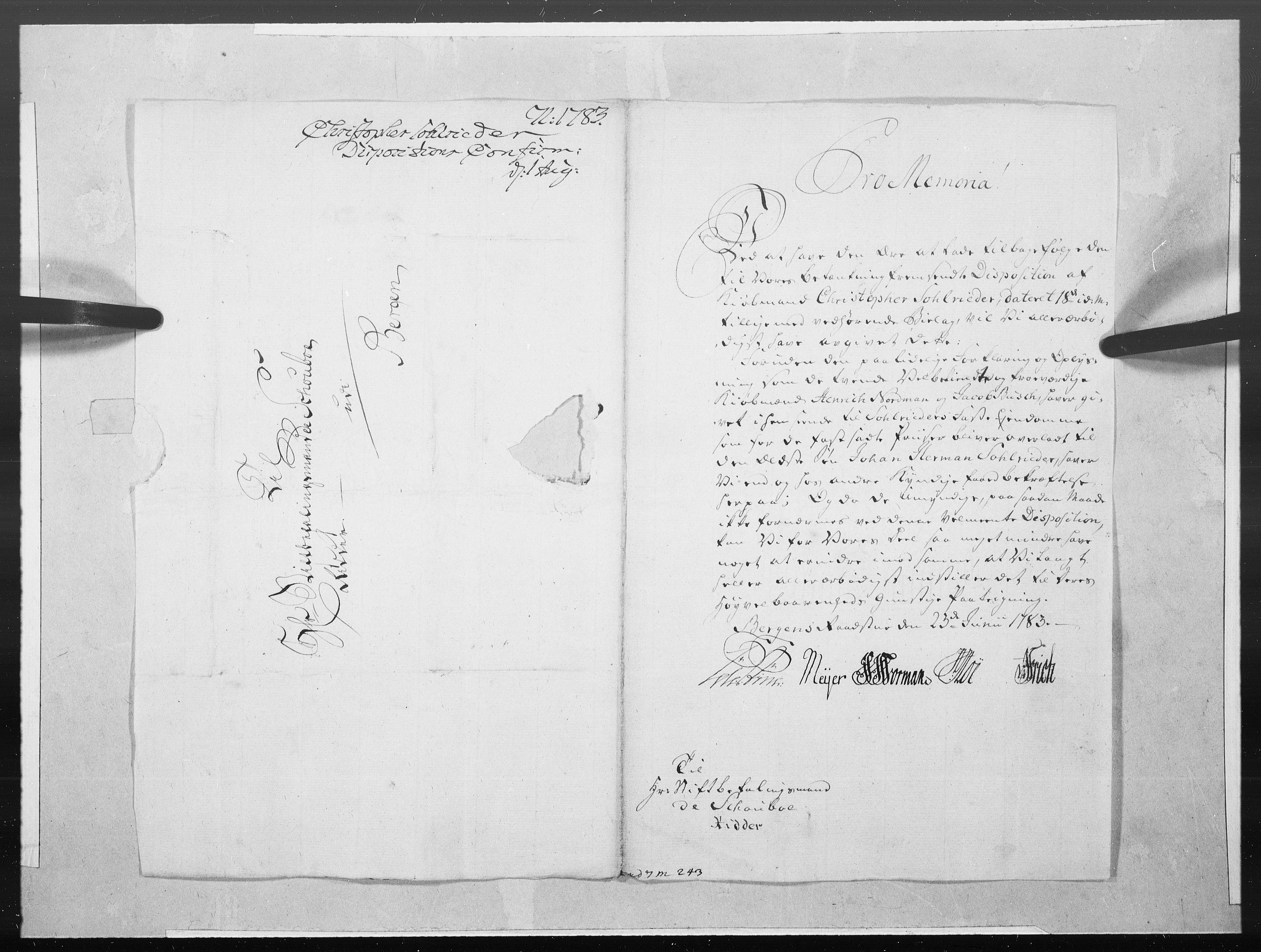 Danske Kanselli 1572-1799, AV/RA-EA-3023/F/Fc/Fcc/Fcca/L0247: Norske innlegg 1572-1799, 1783, p. 146