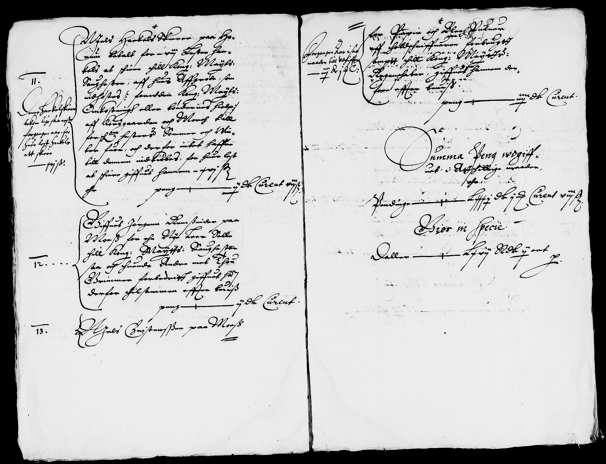 Rentekammeret inntil 1814, Reviderte regnskaper, Lensregnskaper, AV/RA-EA-5023/R/Rb/Rbi/L0001: Mørk sager på Hurum og toll av Follo og Bragernes, 1624-1630