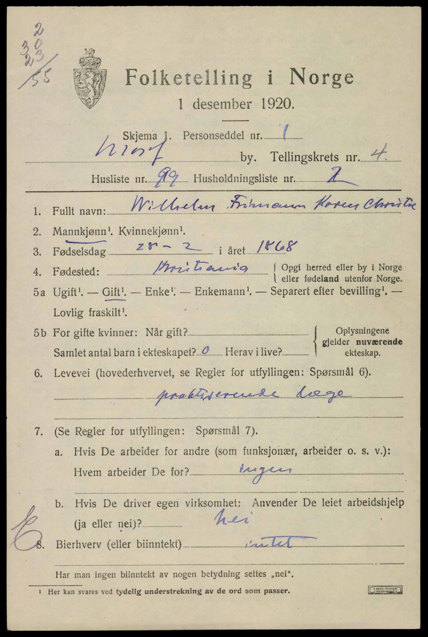 SAO, 1920 census for Moss, 1920, p. 15473