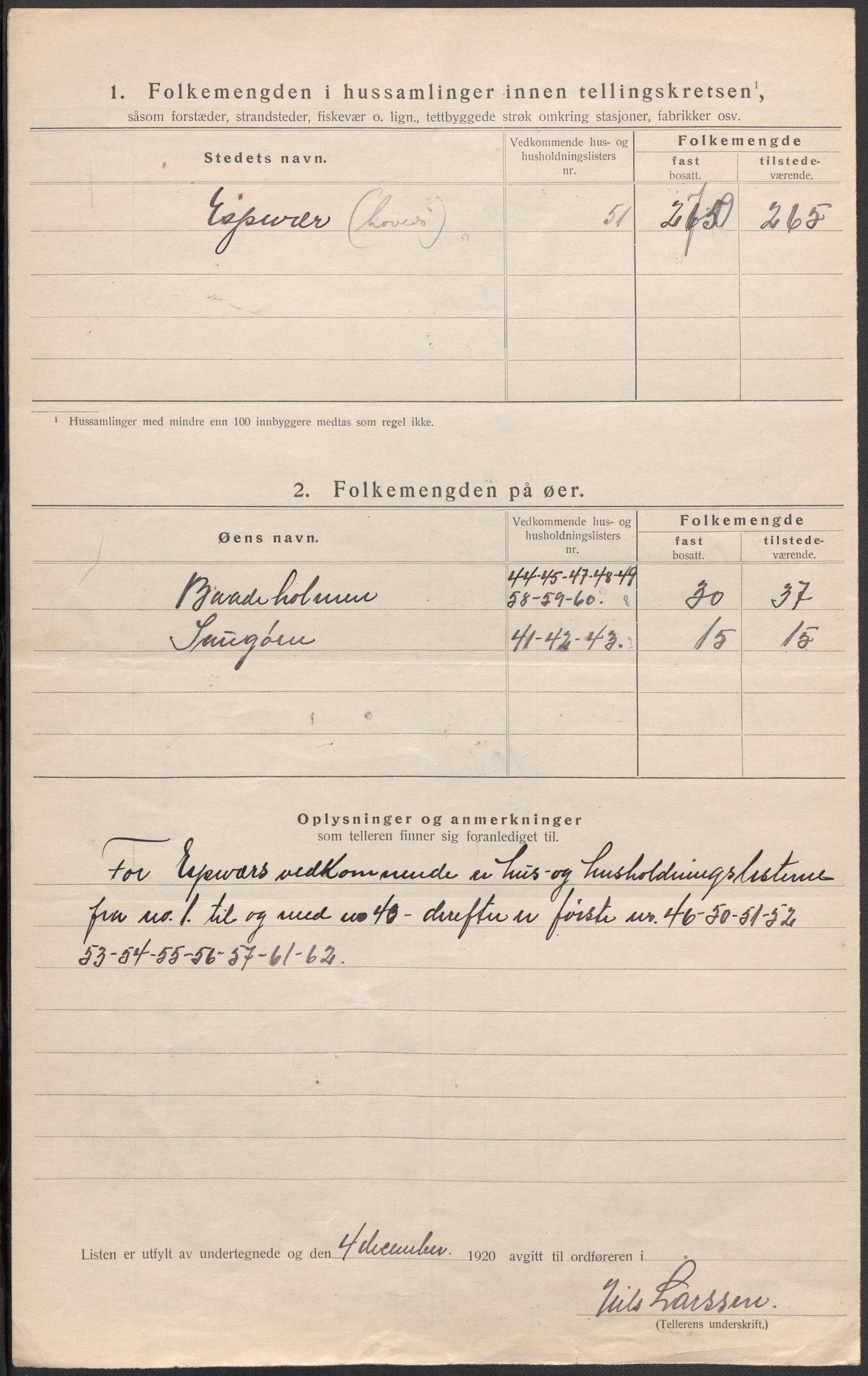 SAB, 1920 census for Bømlo, 1920, p. 13