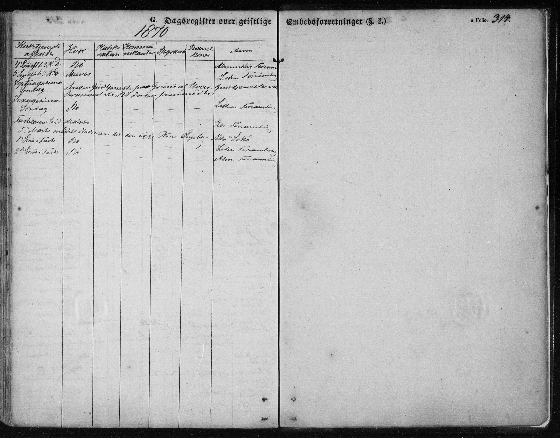 Ministerialprotokoller, klokkerbøker og fødselsregistre - Nordland, SAT/A-1459/891/L1300: Parish register (official) no. 891A05, 1856-1870, p. 314