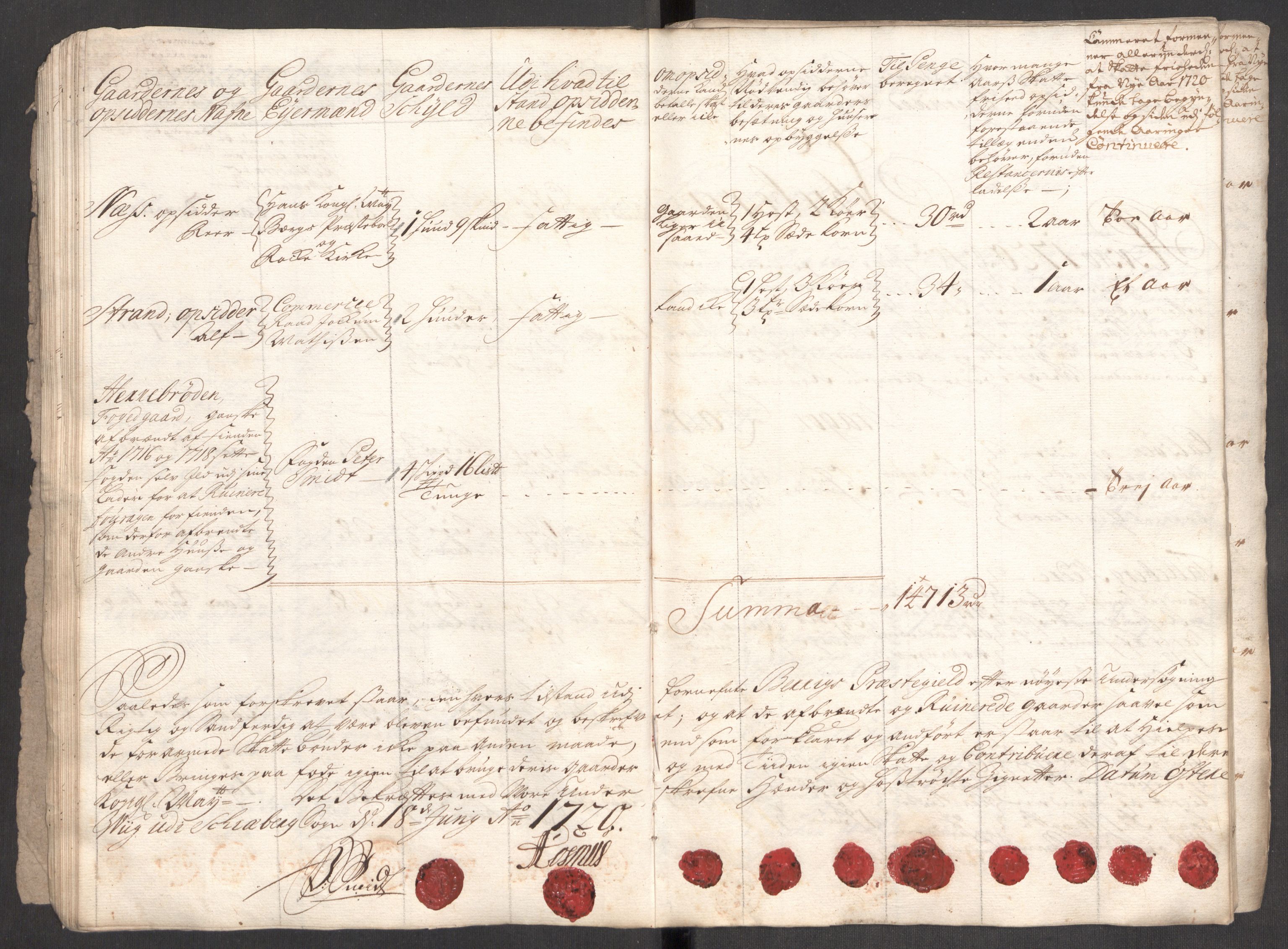 Rentekammeret inntil 1814, Realistisk ordnet avdeling, AV/RA-EA-4070/Ki/L0007: [S7]: Kommisjonsforretning over skader påført allmuen i Aker, Follo, Idd og Marker i 1716 og 1718. Kommisjonen nedsatt ved kongelig befaling 15.02.1719, 1716-1720, p. 289