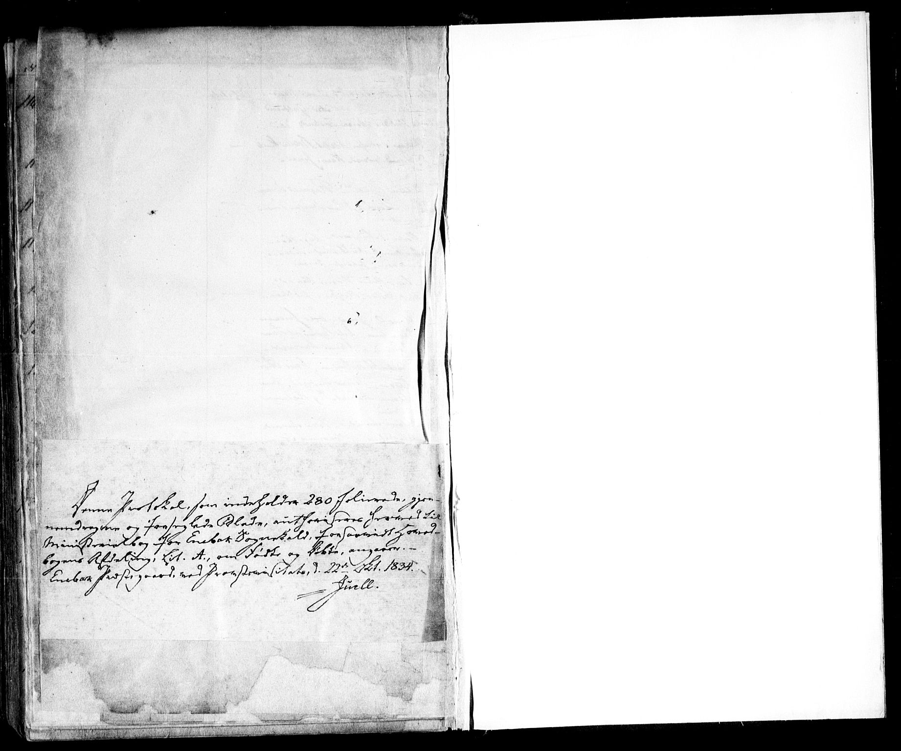 Enebakk prestekontor Kirkebøker, SAO/A-10171c/F/Fa/L0009: Parish register (official) no. I 9, 1832-1861