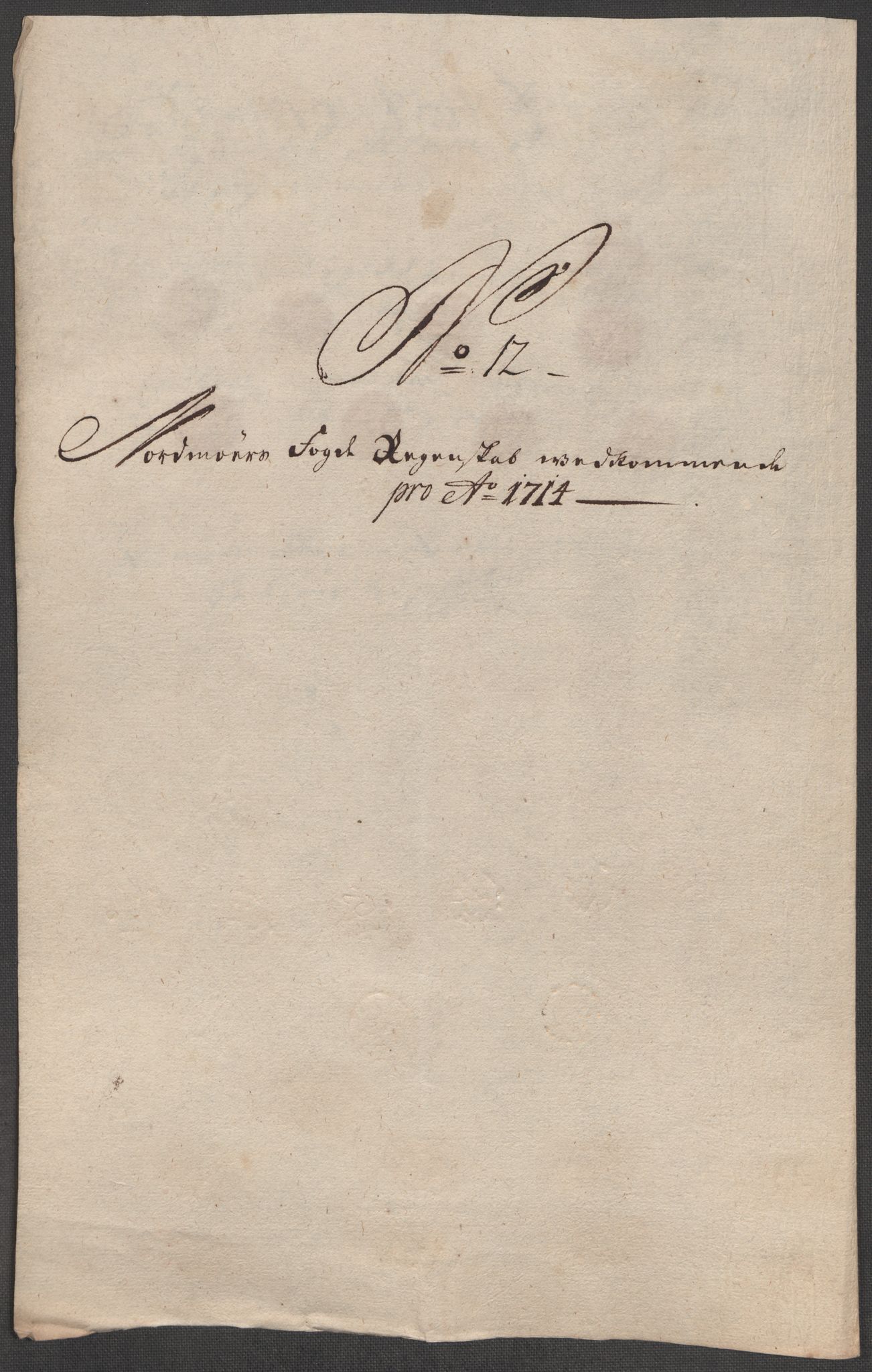 Rentekammeret inntil 1814, Reviderte regnskaper, Fogderegnskap, AV/RA-EA-4092/R56/L3748: Fogderegnskap Nordmøre, 1714-1715, p. 111