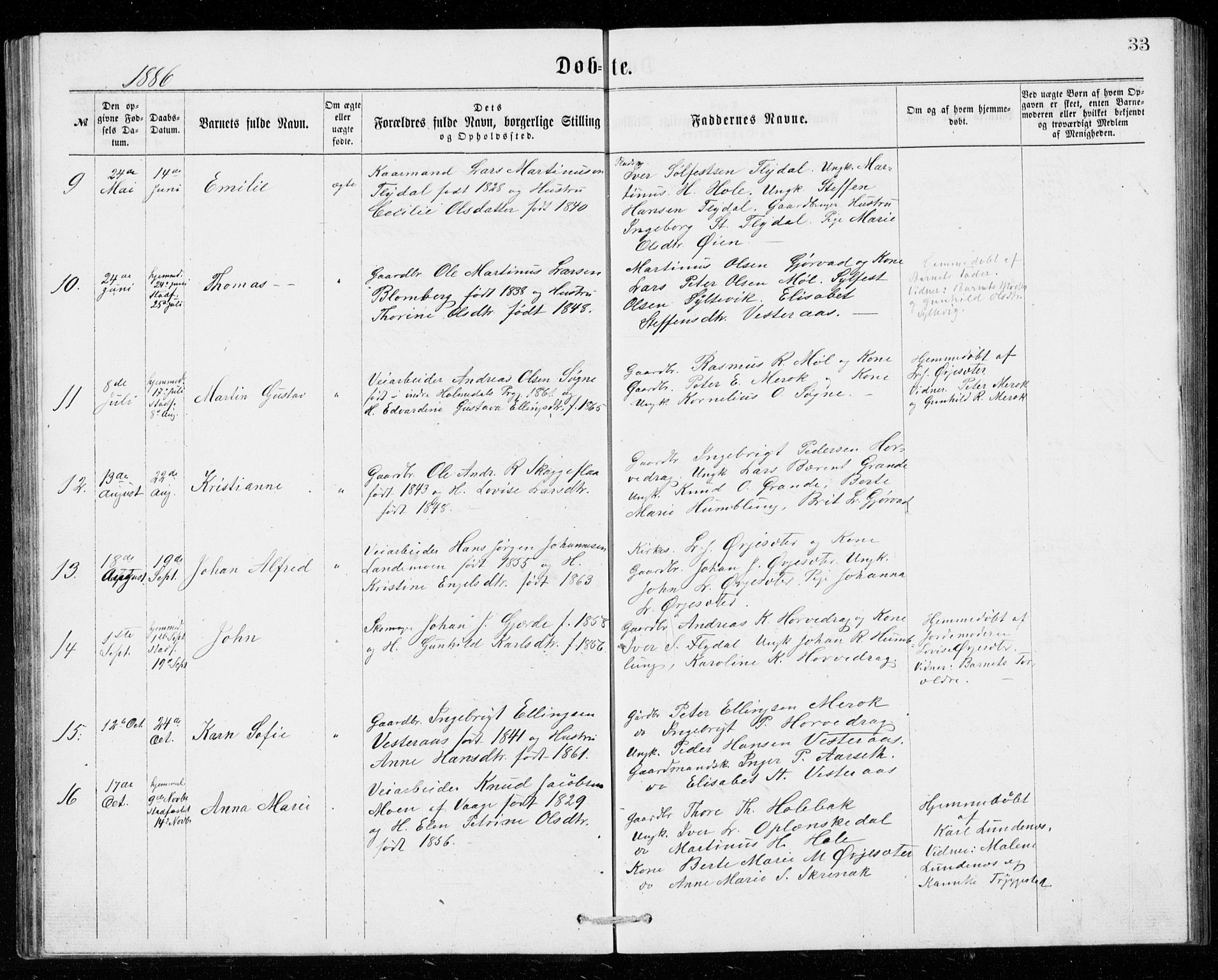 Ministerialprotokoller, klokkerbøker og fødselsregistre - Møre og Romsdal, AV/SAT-A-1454/518/L0235: Parish register (copy) no. 518C02, 1867-1888, p. 33