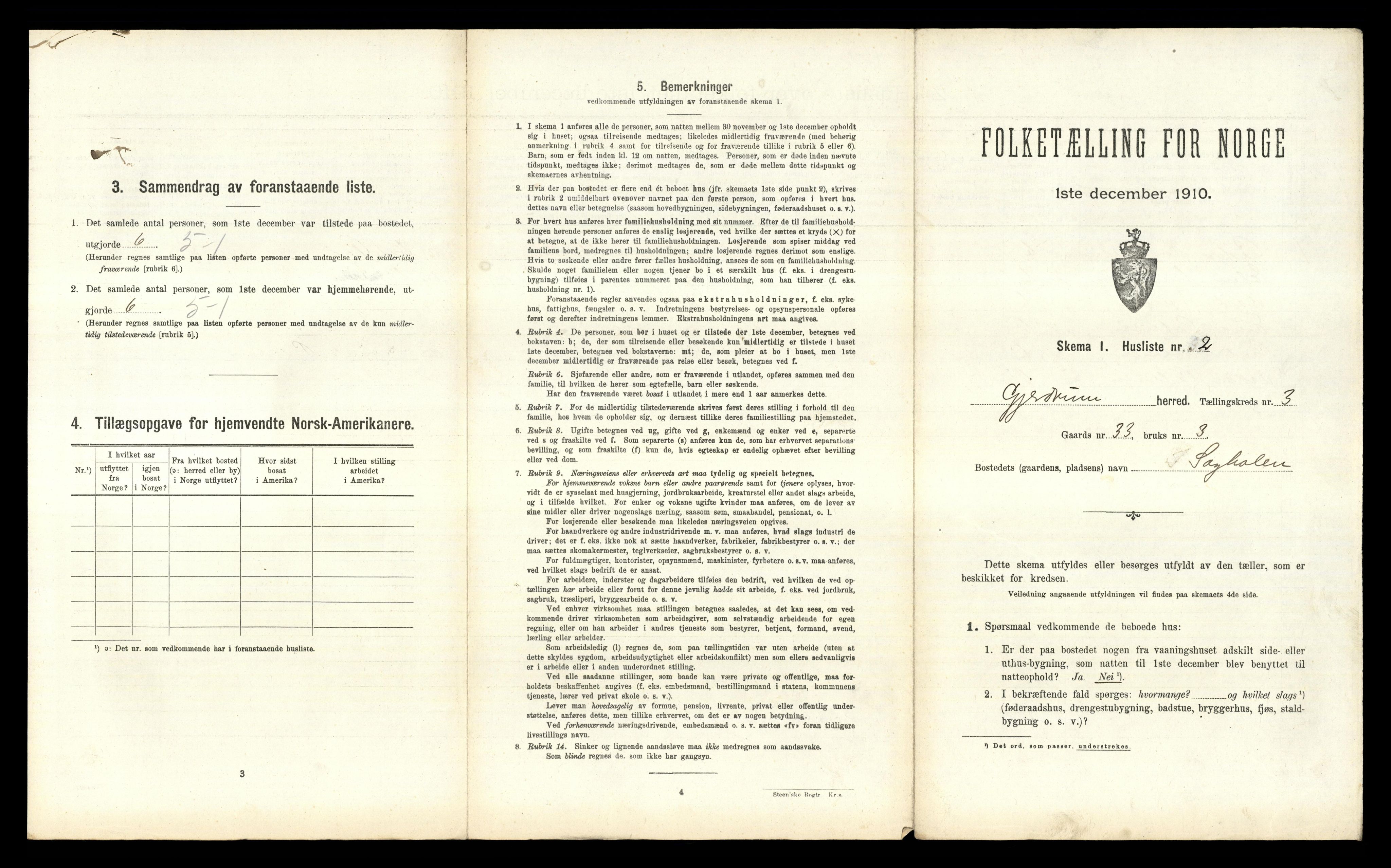 RA, 1910 census for Gjerdrum, 1910, p. 367