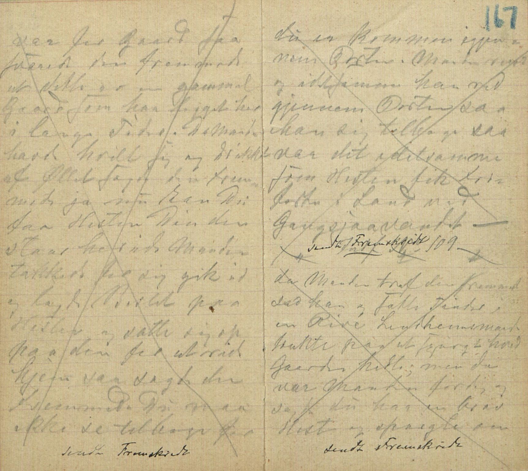 Rikard Berge, TEMU/TGM-A-1003/F/L0016/0012: 529-550 / 540 Oppskrifter av Halvor N. Tvedten, Fyresdal, Drangedal og Seljord. , 1890-1892, p. 166-167