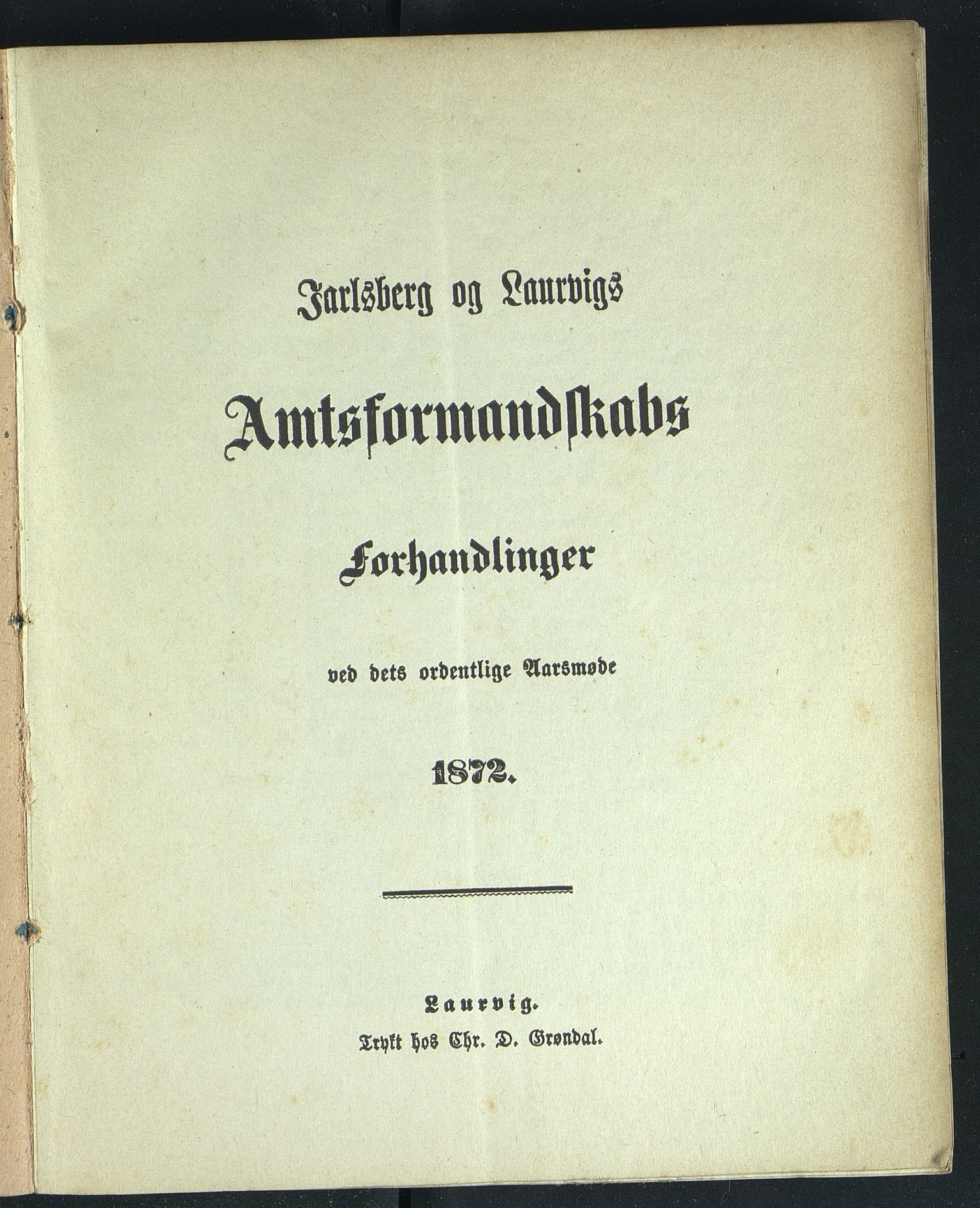 Vestfold fylkeskommune. Fylkestinget, VEMU/A-1315/A/Ab/Abb/L0001/0018: Fylkestingsforhandlinger / Fylkestingsforhandling, 1855