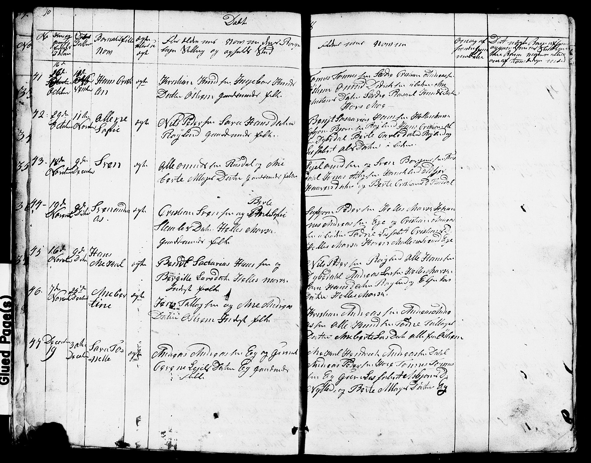 Lund sokneprestkontor, AV/SAST-A-101809/S07/L0003: Parish register (copy) no. B 3, 1848-1885, p. 10