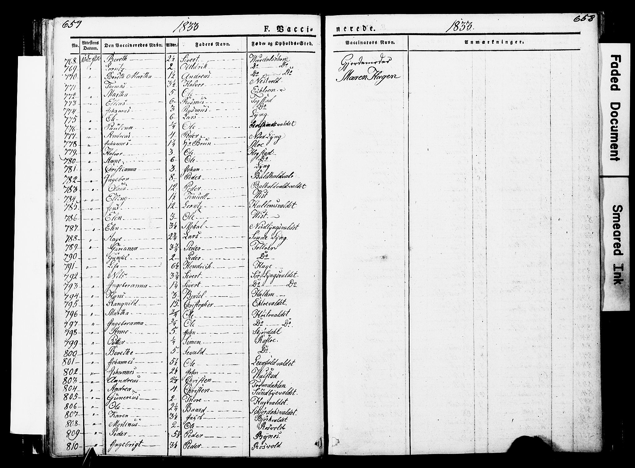 Ministerialprotokoller, klokkerbøker og fødselsregistre - Nord-Trøndelag, AV/SAT-A-1458/723/L0243: Parish register (official) no. 723A12, 1822-1851, p. 657-658