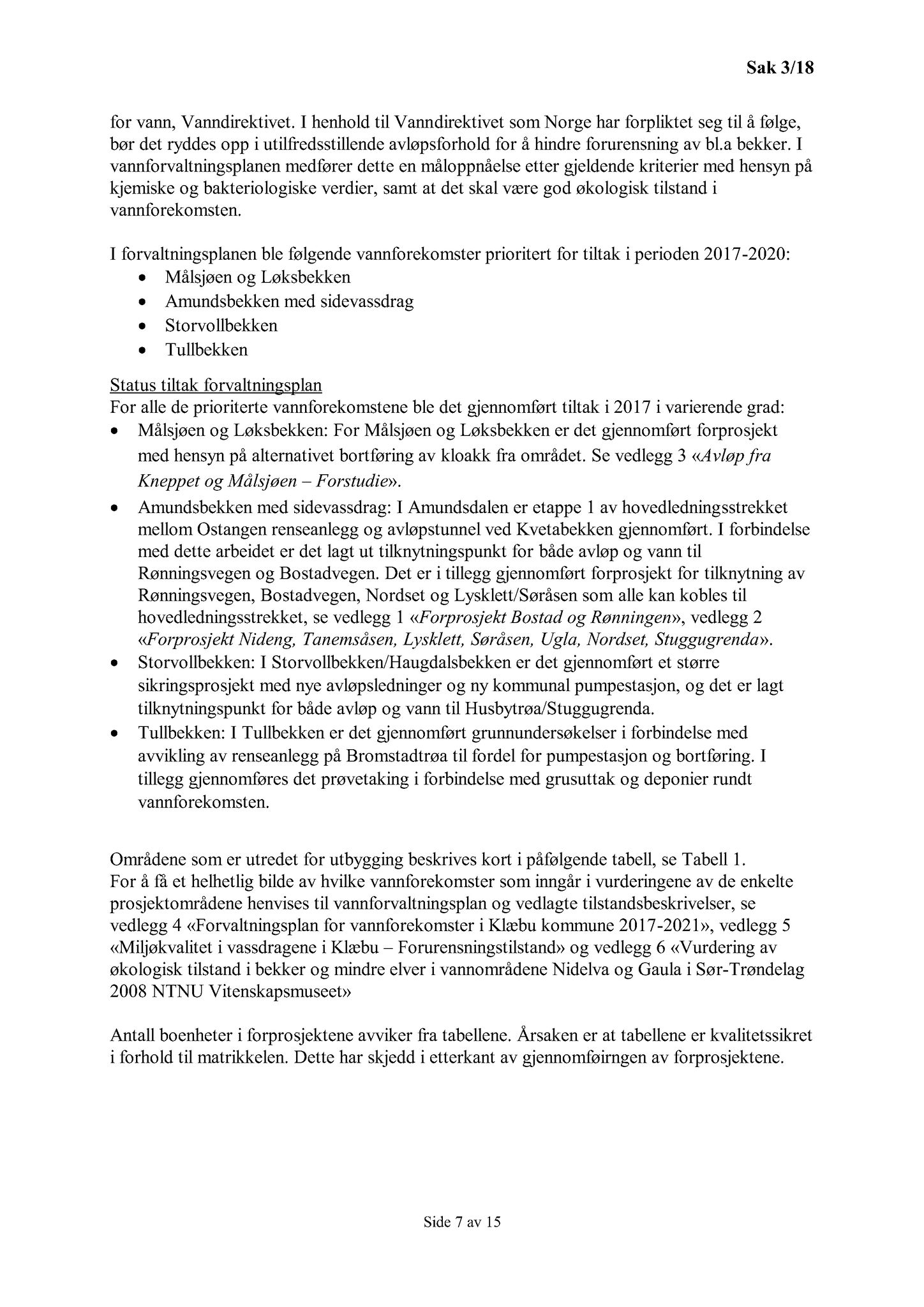 Klæbu Kommune, TRKO/KK/06-UM/L005: Utvalg for miljø - Møtedokumenter 2018, 2018, p. 8