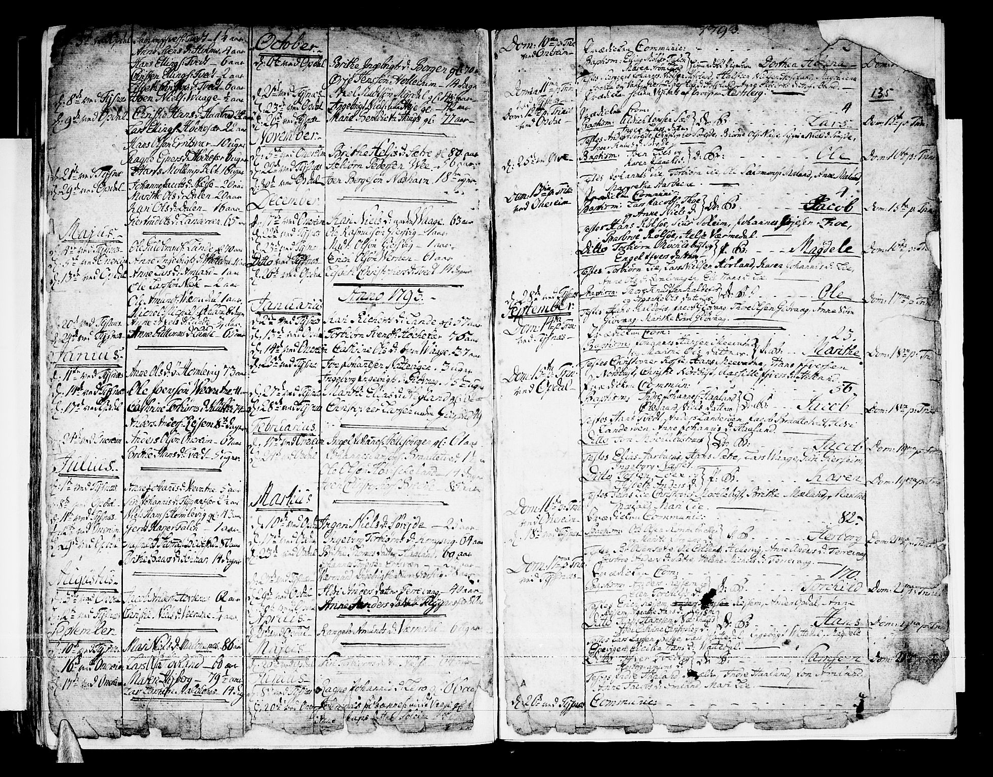 Tysnes sokneprestembete, AV/SAB-A-78601/H/Haa: Parish register (official) no. A 5, 1762-1793