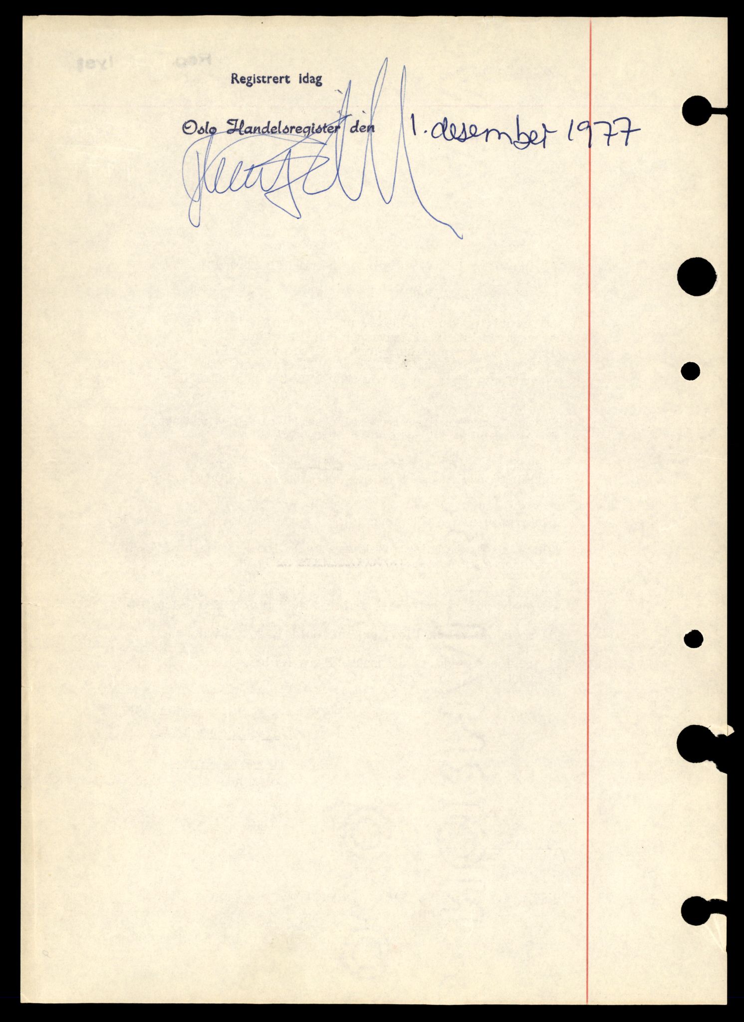 Oslo byfogd, Handelsregisteret, SAT/A-10867/G/Gb/Gbb/L0034: Registreringsmeldinger, Mi-R, 1979, p. 2