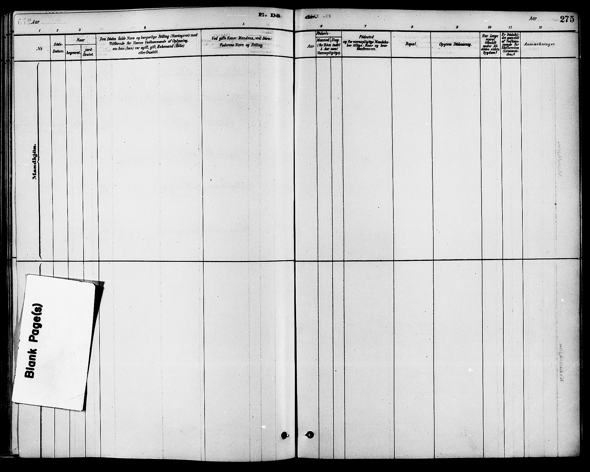 Solum kirkebøker, AV/SAKO-A-306/F/Fa/L0009: Parish register (official) no. I 9, 1877-1887, p. 275