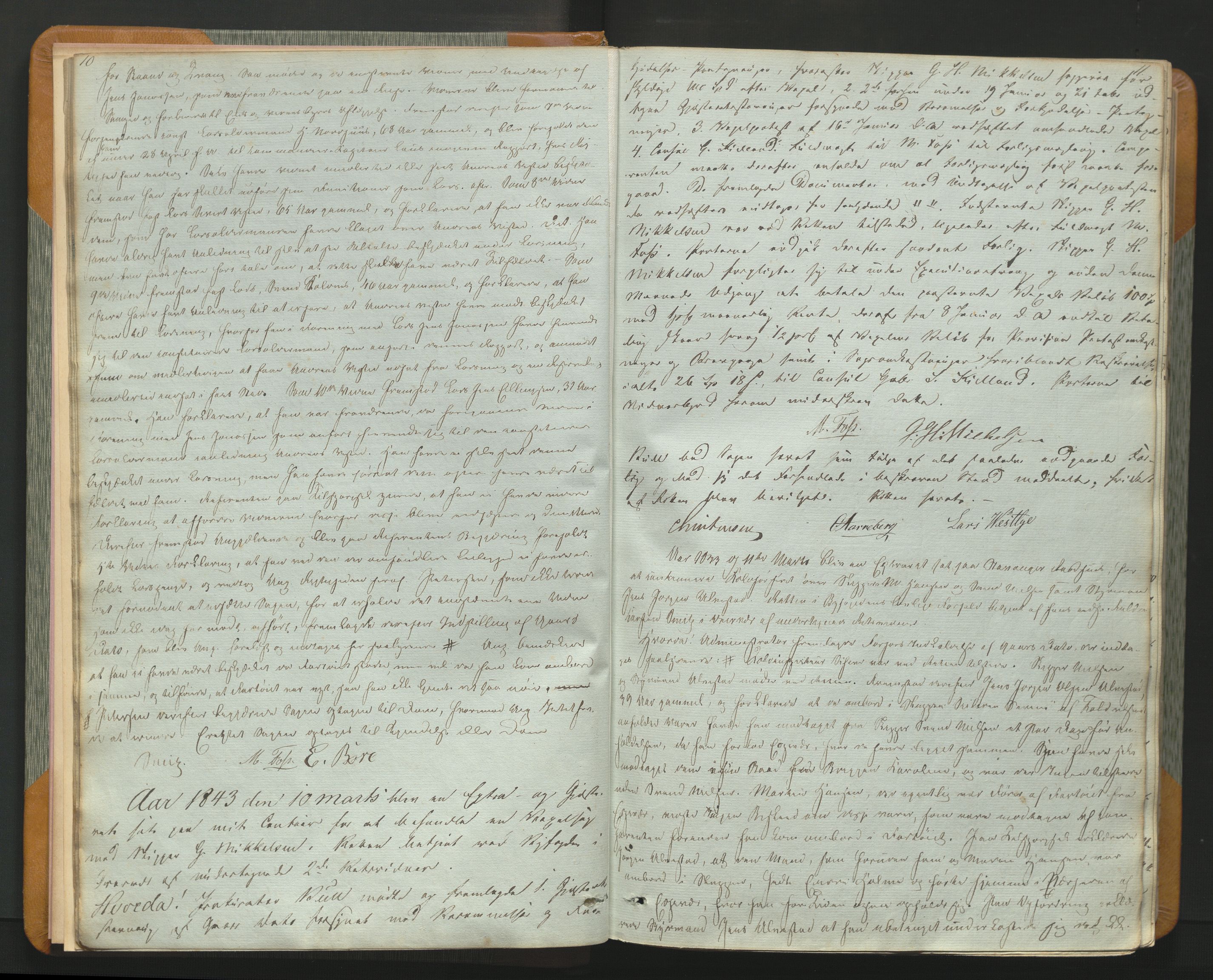 Stavanger byfogd, AV/SAST-A-101408/001/3/30/30BA/L0055: Bytingprotkoll, 1843-1847, p. 10-11