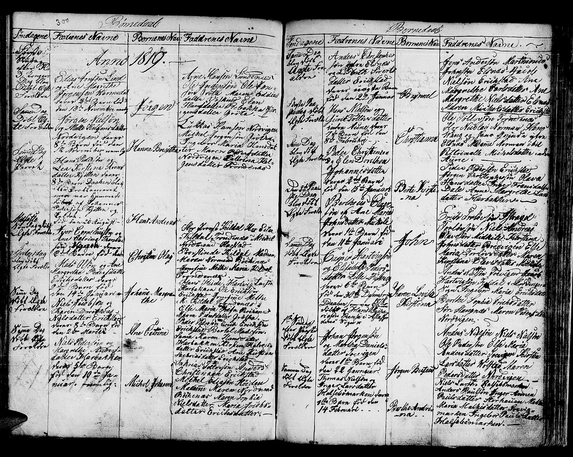 Trondenes sokneprestkontor, SATØ/S-1319/H/Ha/L0005kirke: Parish register (official) no. 5, 1804-1820, p. 300-301