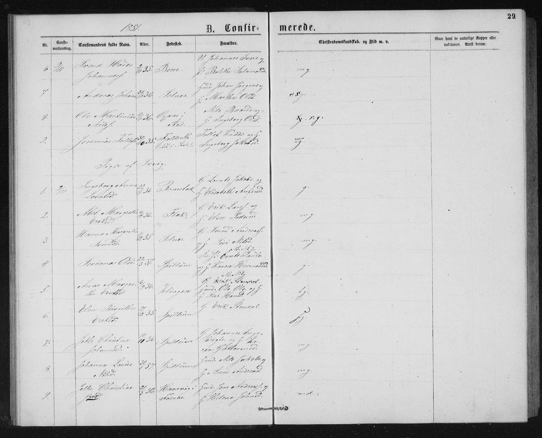 Ministerialprotokoller, klokkerbøker og fødselsregistre - Nord-Trøndelag, SAT/A-1458/768/L0567: Parish register (official) no. 768A02, 1837-1865, p. 29