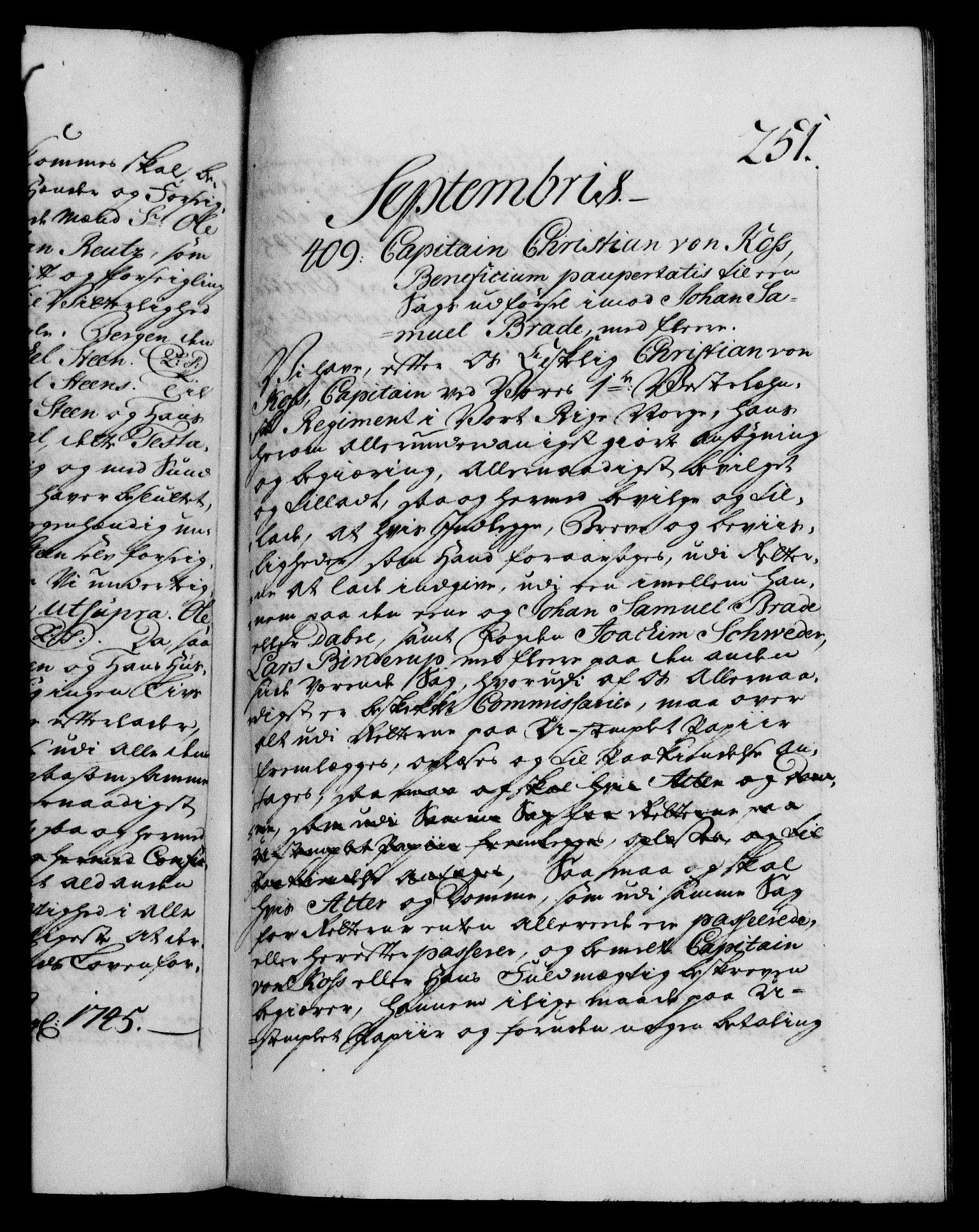 Danske Kanselli 1572-1799, RA/EA-3023/F/Fc/Fca/Fcaa/L0034: Norske registre, 1745-1746, p. 251a