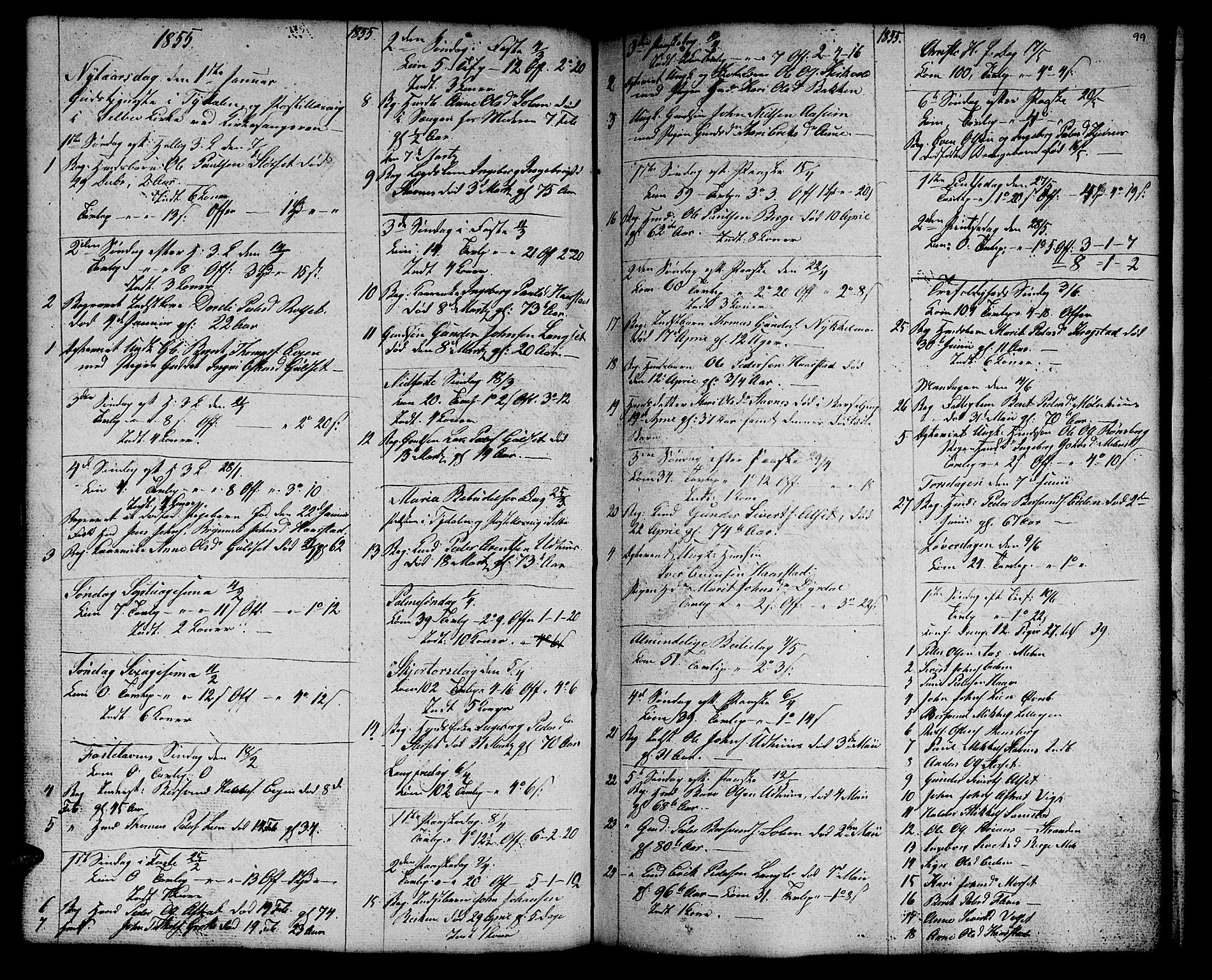 Ministerialprotokoller, klokkerbøker og fødselsregistre - Sør-Trøndelag, SAT/A-1456/695/L1154: Parish register (copy) no. 695C05, 1842-1858, p. 99