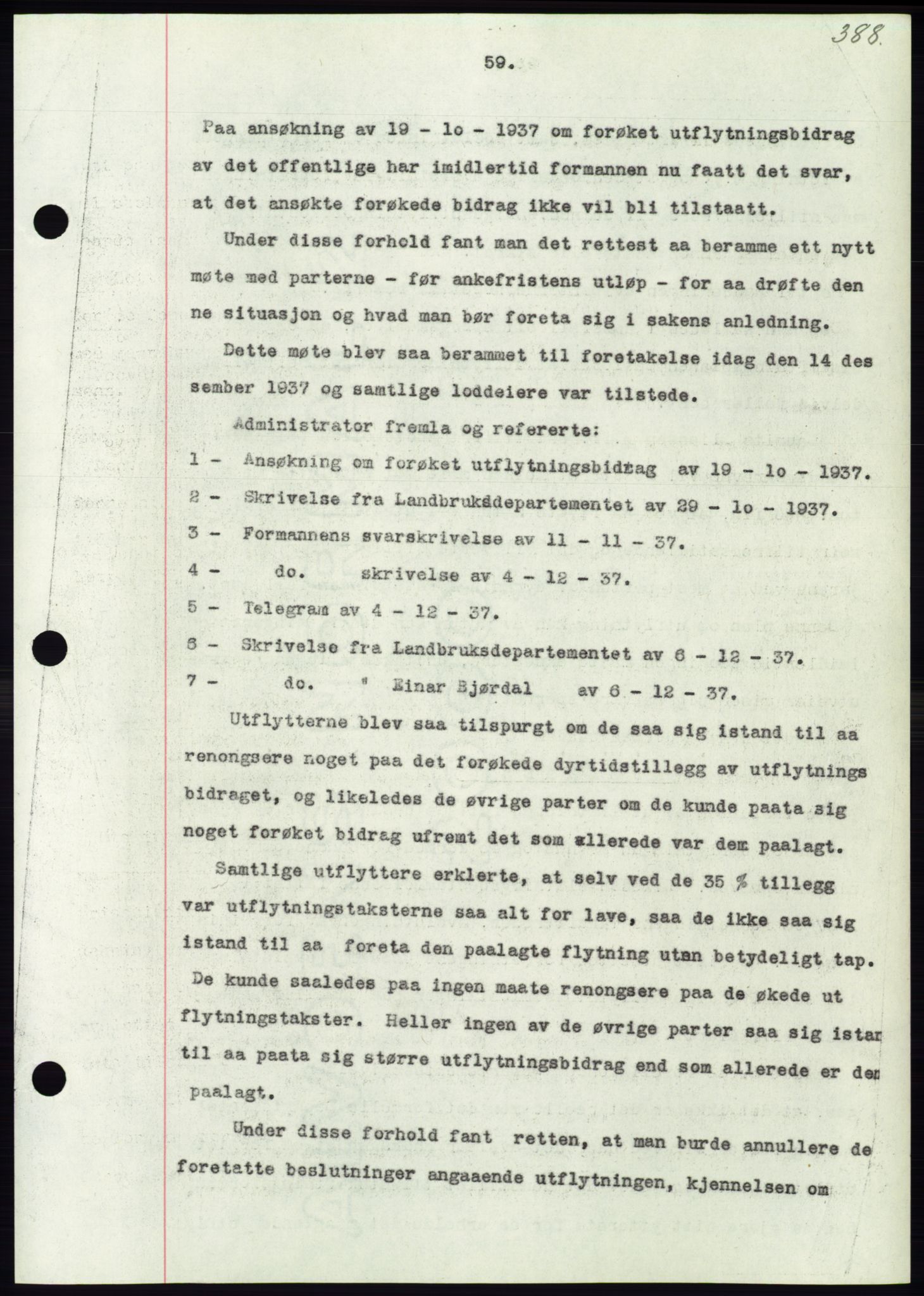 Søre Sunnmøre sorenskriveri, AV/SAT-A-4122/1/2/2C/L0065: Mortgage book no. 59, 1938-1938, Diary no: : 817/1938