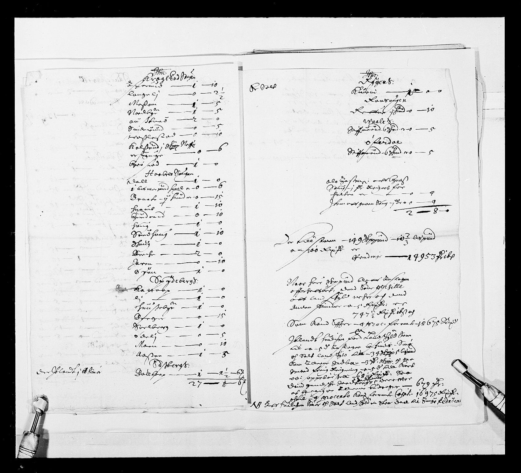 Stattholderembetet 1572-1771, AV/RA-EA-2870/Ek/L0044/0002: Forskjellig 1726-1754 og u. d.: / Forskjellige jordebøker o.l., 1600-1800, p. 7