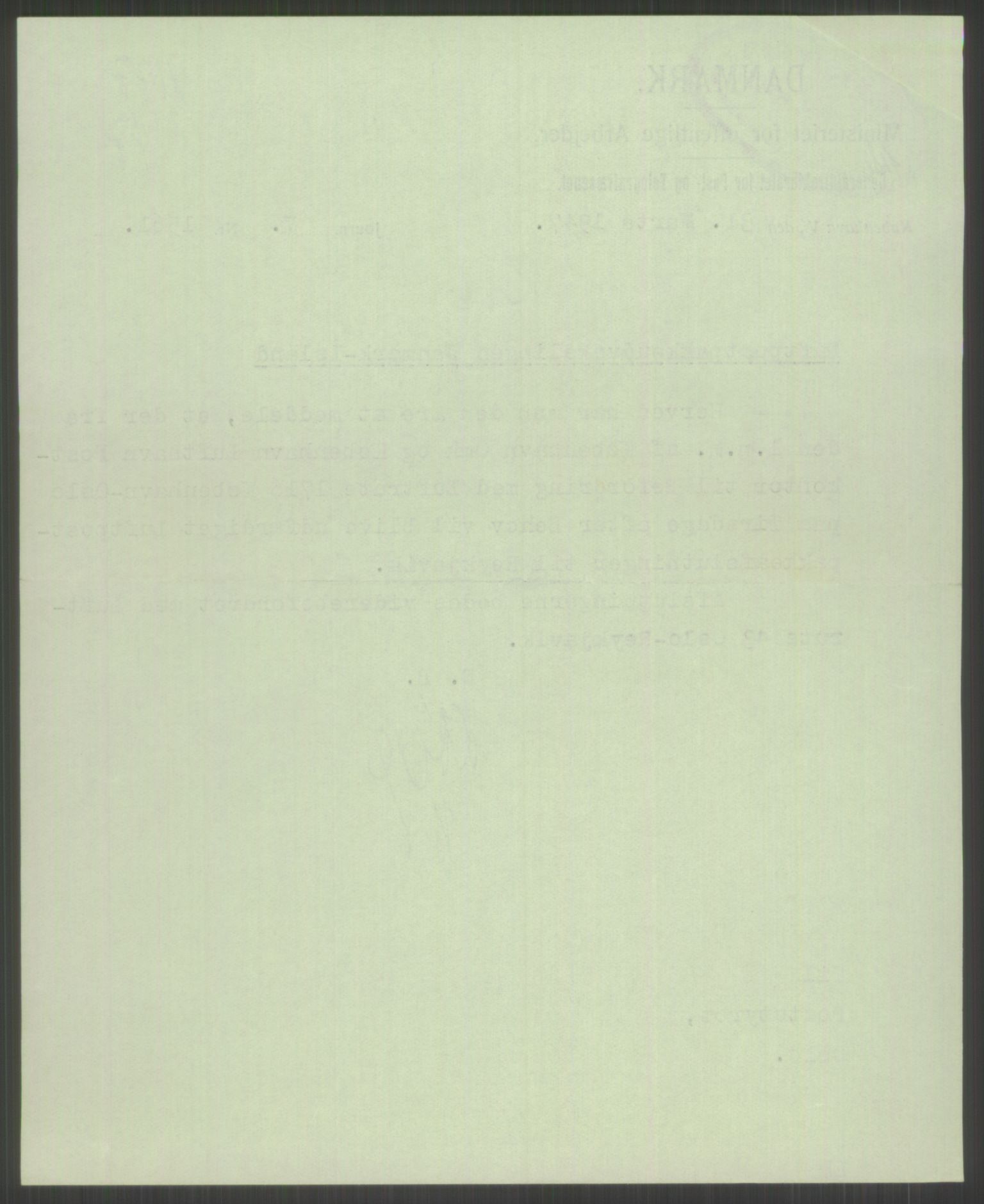 Postdirektoratet, Administrasjonsservice (TSA), AV/RA-S-4783/D/L0095/0002: De forskjellige tjenestegrener / Luftpakkepost, 1947-1965, p. 580