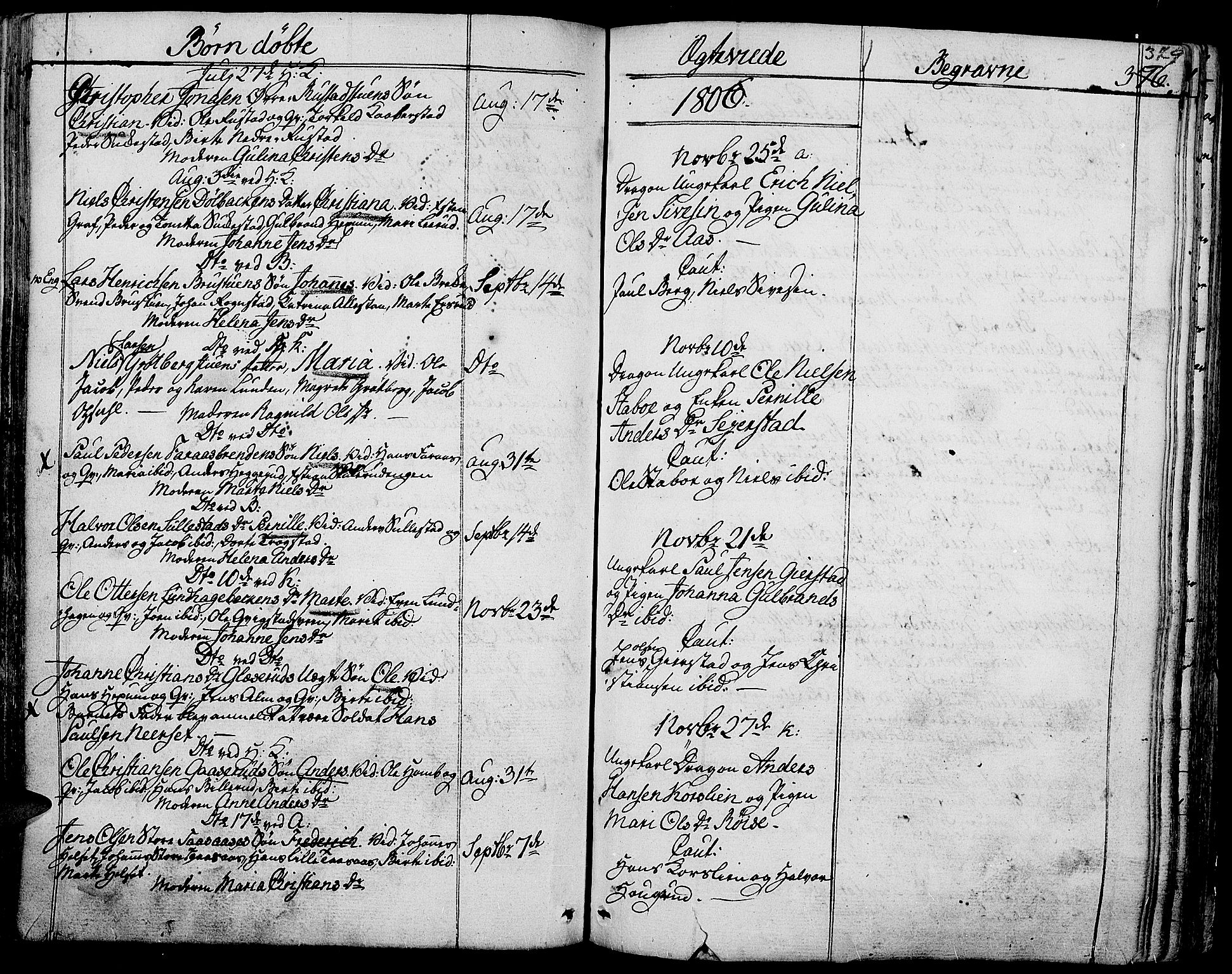 Toten prestekontor, SAH/PREST-102/H/Ha/Haa/L0007: Parish register (official) no. 7, 1794-1809, p. 379