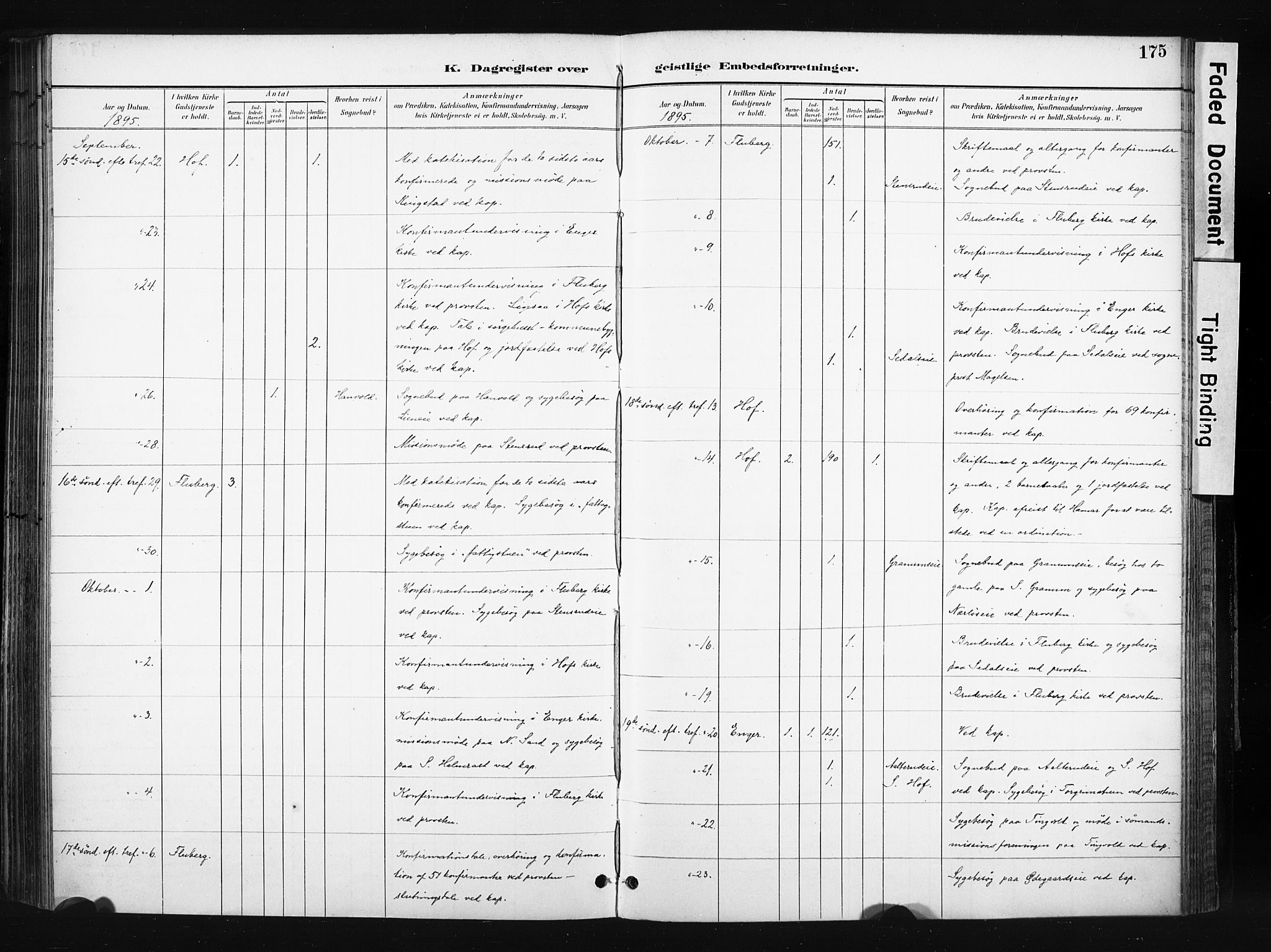 Søndre Land prestekontor, AV/SAH-PREST-122/K/L0004: Parish register (official) no. 4, 1895-1904, p. 175