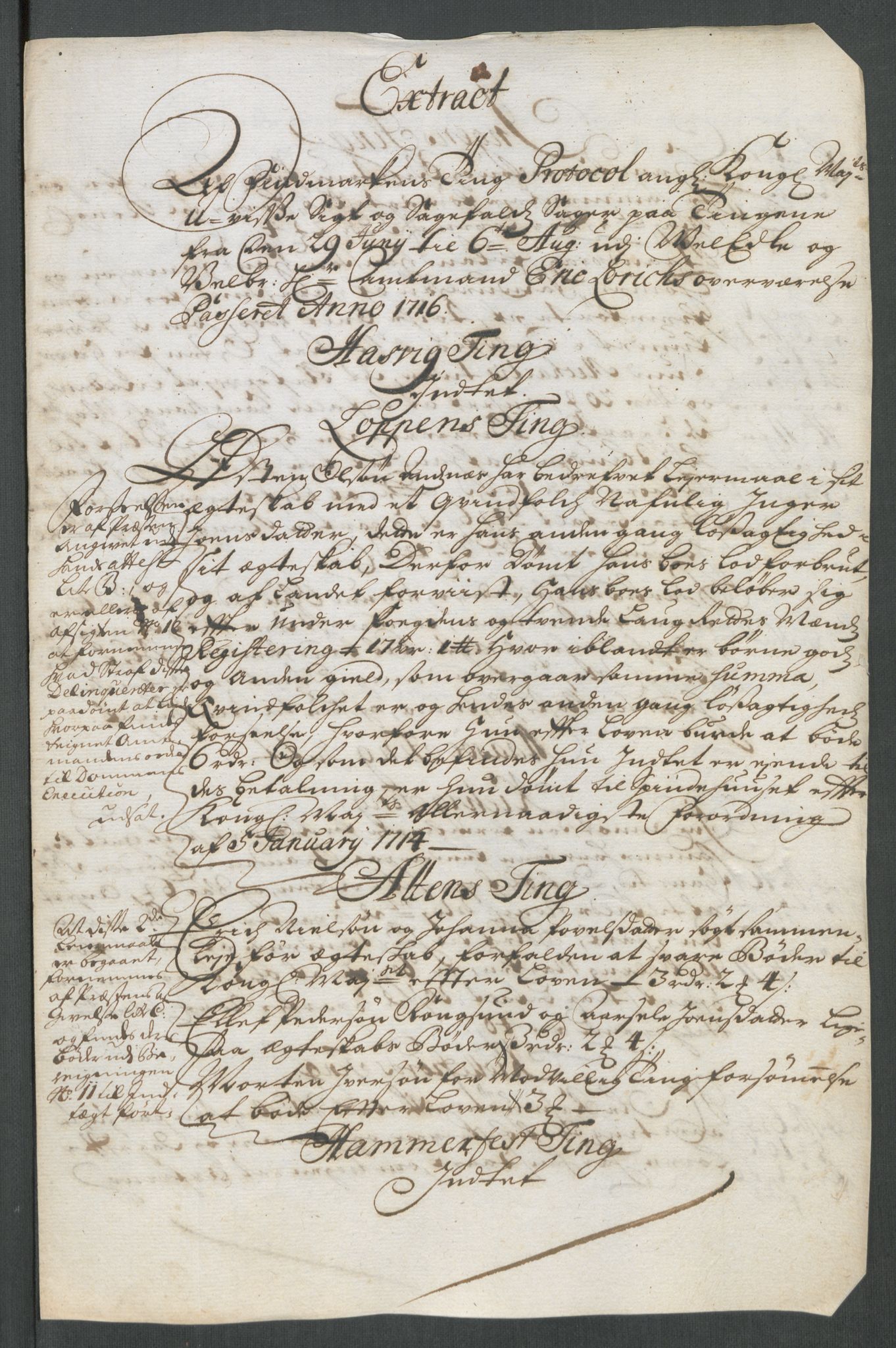Rentekammeret inntil 1814, Reviderte regnskaper, Fogderegnskap, RA/EA-4092/R69/L4857: Fogderegnskap Finnmark/Vardøhus, 1716-1718, p. 120