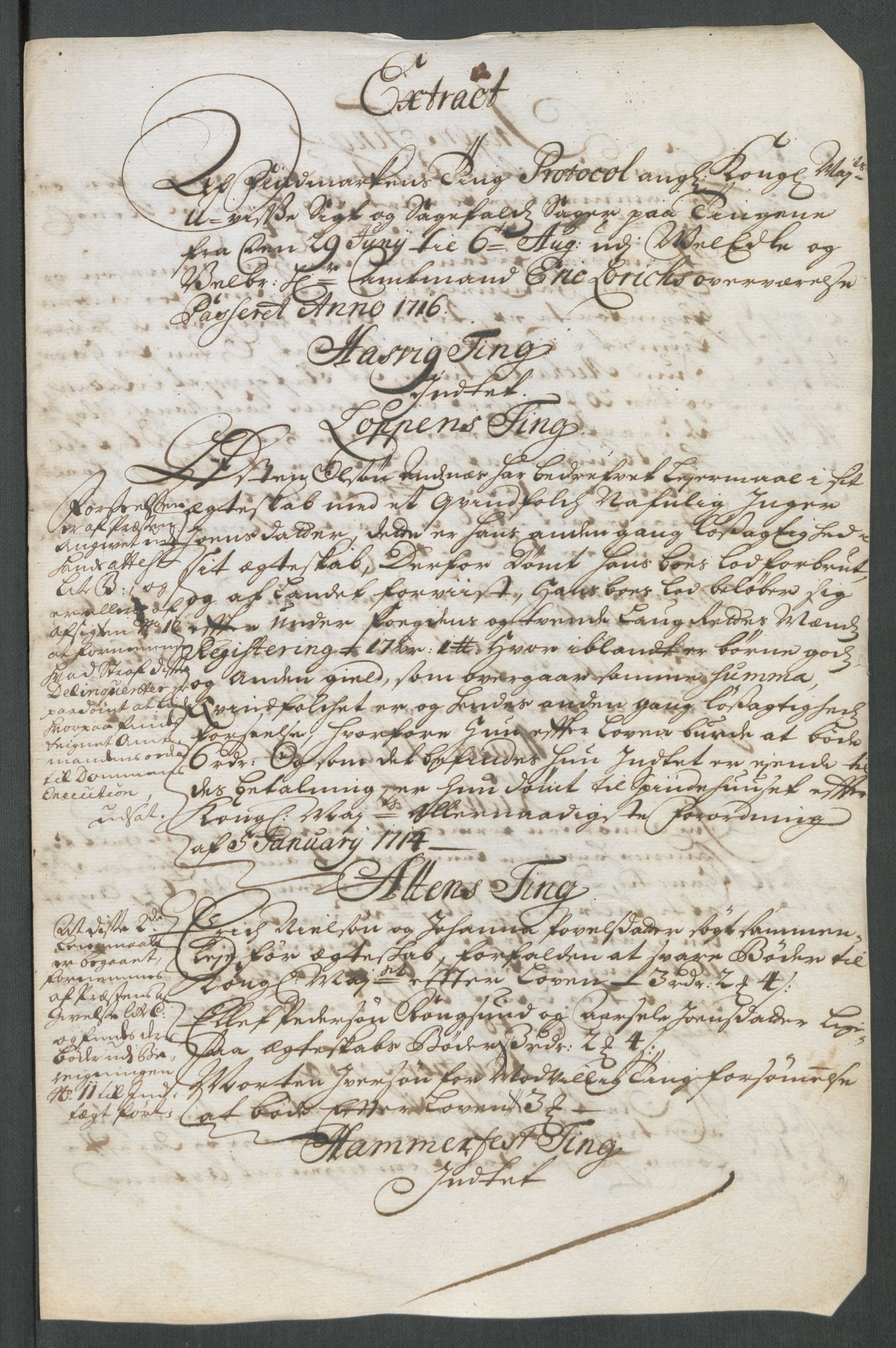 Rentekammeret inntil 1814, Reviderte regnskaper, Fogderegnskap, AV/RA-EA-4092/R69/L4857: Fogderegnskap Finnmark/Vardøhus, 1716-1718, p. 120