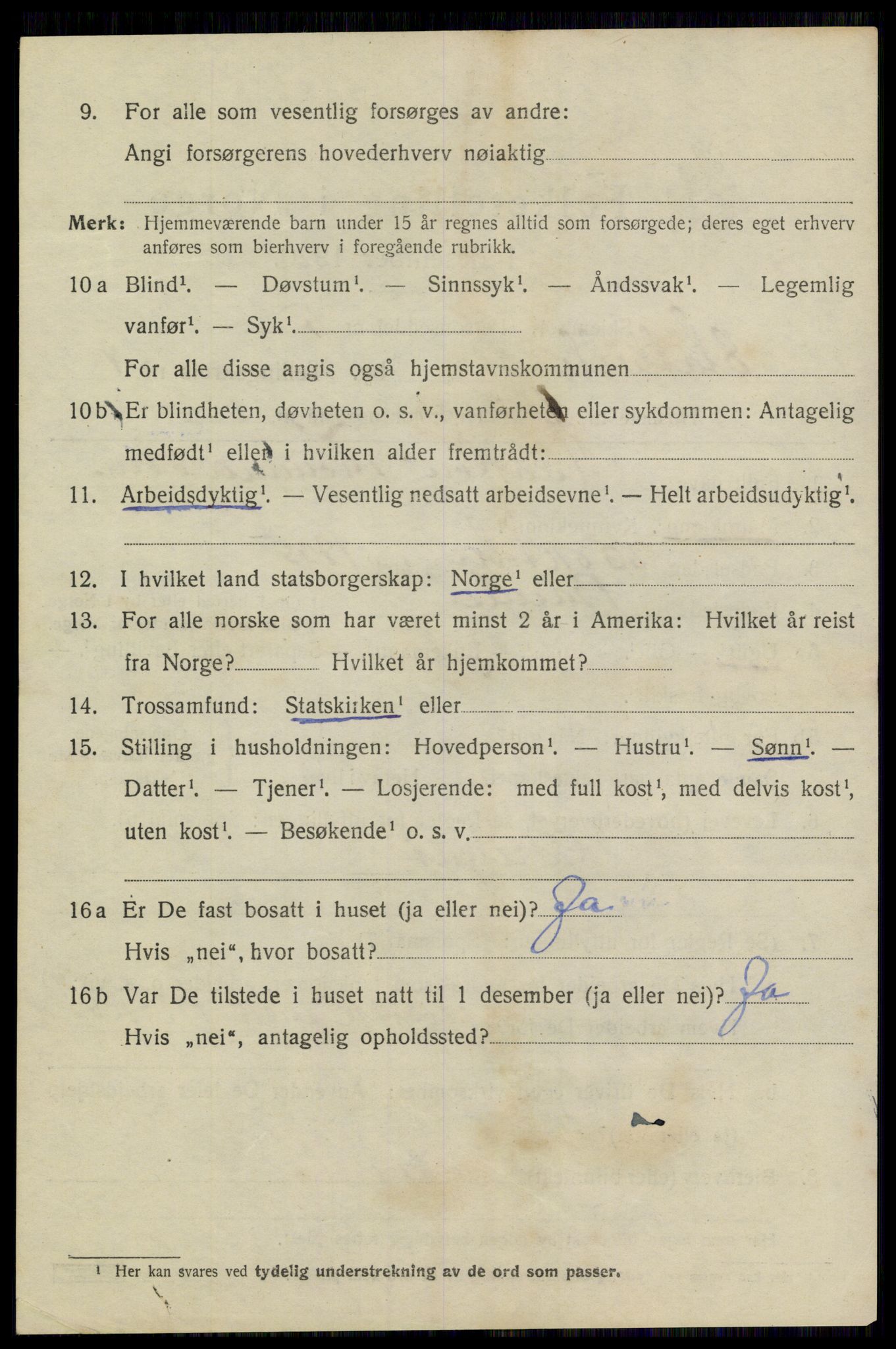 SAKO, 1920 census for Stathelle, 1920, p. 544