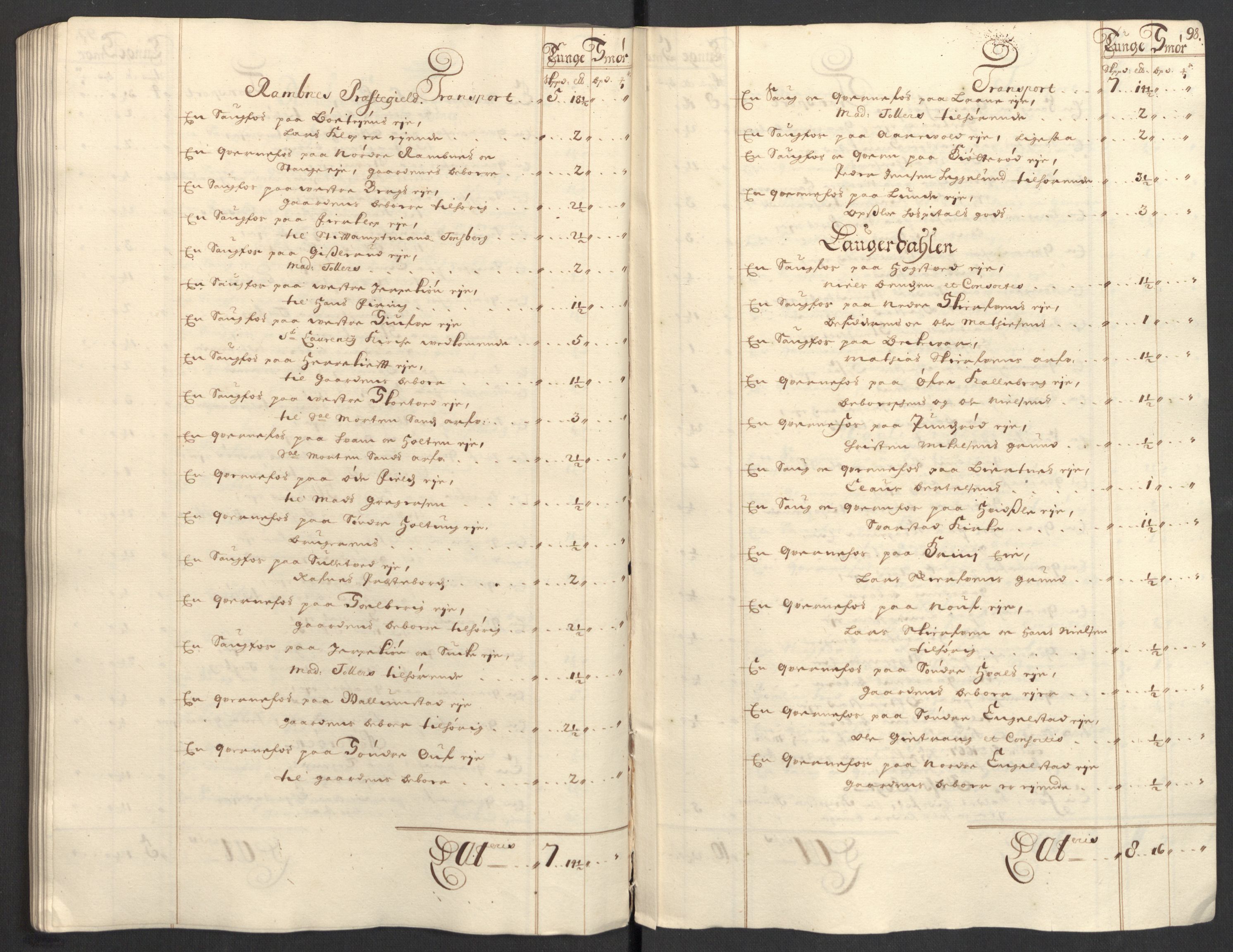 Rentekammeret inntil 1814, Reviderte regnskaper, Fogderegnskap, AV/RA-EA-4092/R32/L1869: Fogderegnskap Jarlsberg grevskap, 1700-1701, p. 275