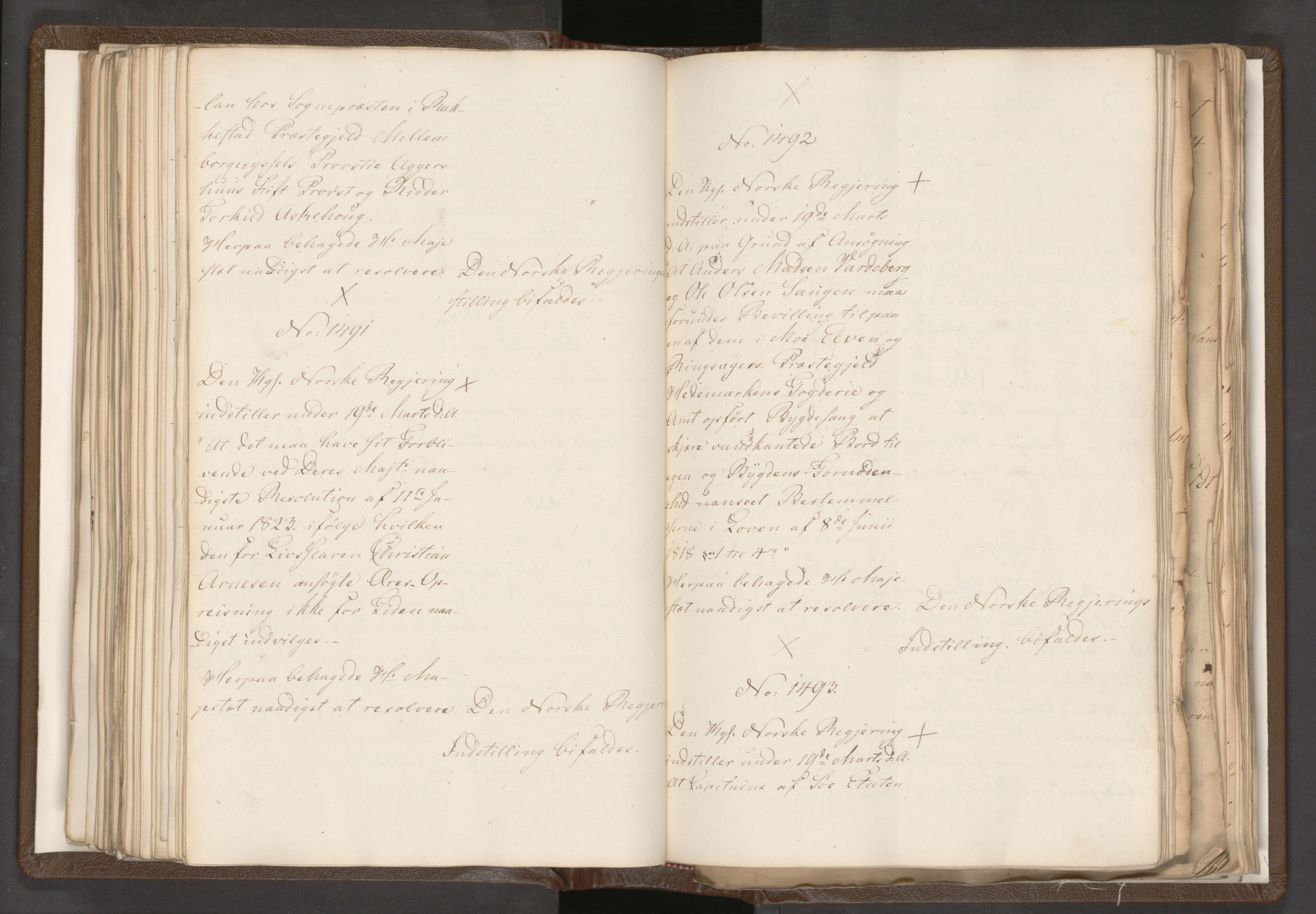 Statsrådssekretariatet, AV/RA-S-1001/A/Ab/L0018: Kgl. res. nr. 1112-1753, 1. halvår, 1824