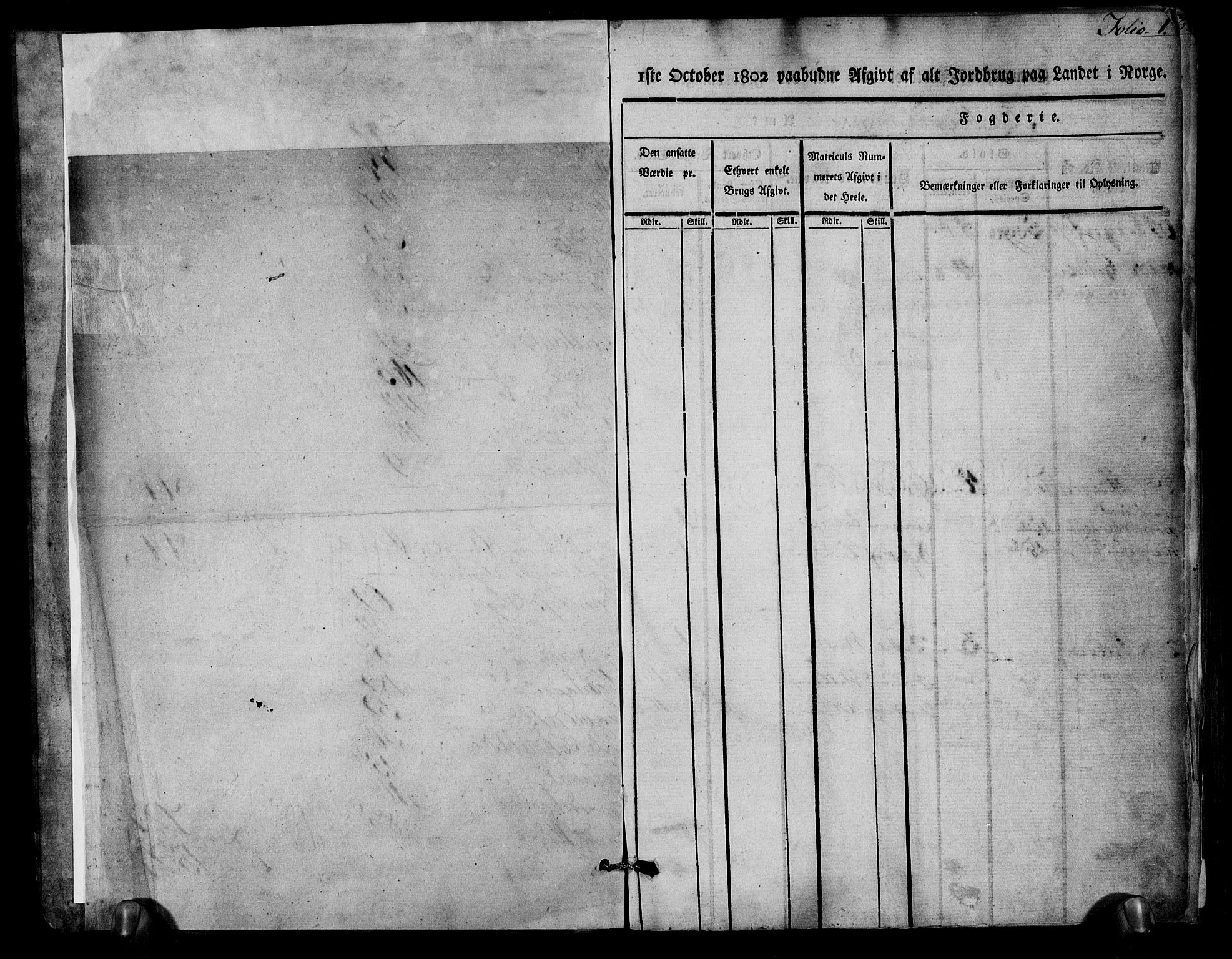 Rentekammeret inntil 1814, Realistisk ordnet avdeling, AV/RA-EA-4070/N/Ne/Nea/L0083: Råbyggelag fogderi. Kommisjonsprotokoll for Østre Råbyggelagets sorenskriveri, 1803, p. 3