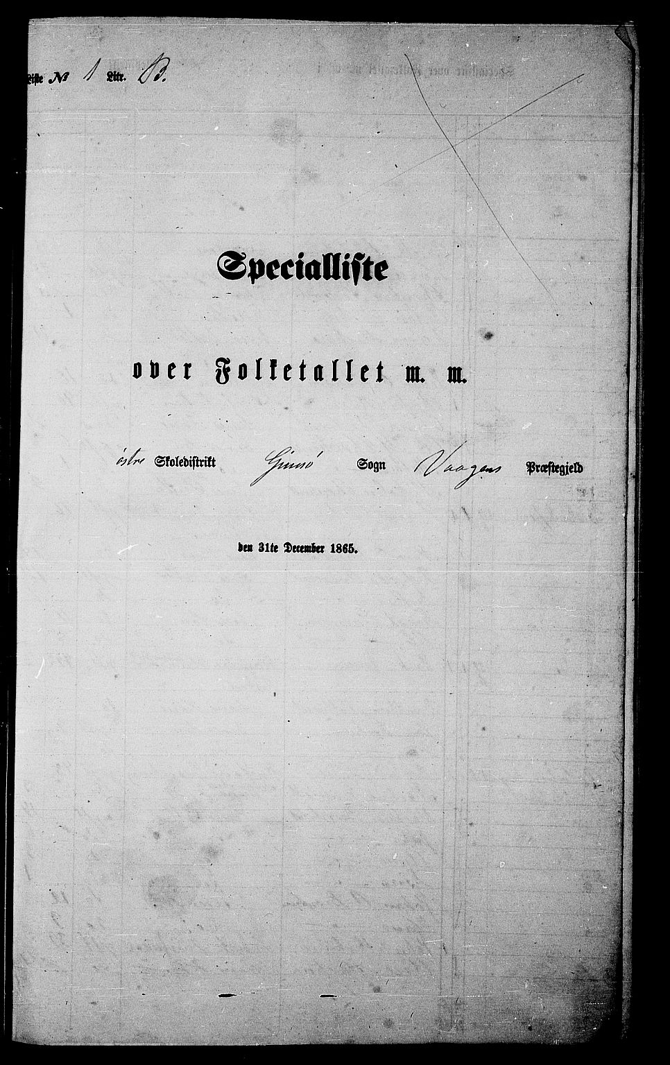 RA, 1865 census for Vågan, 1865, p. 38