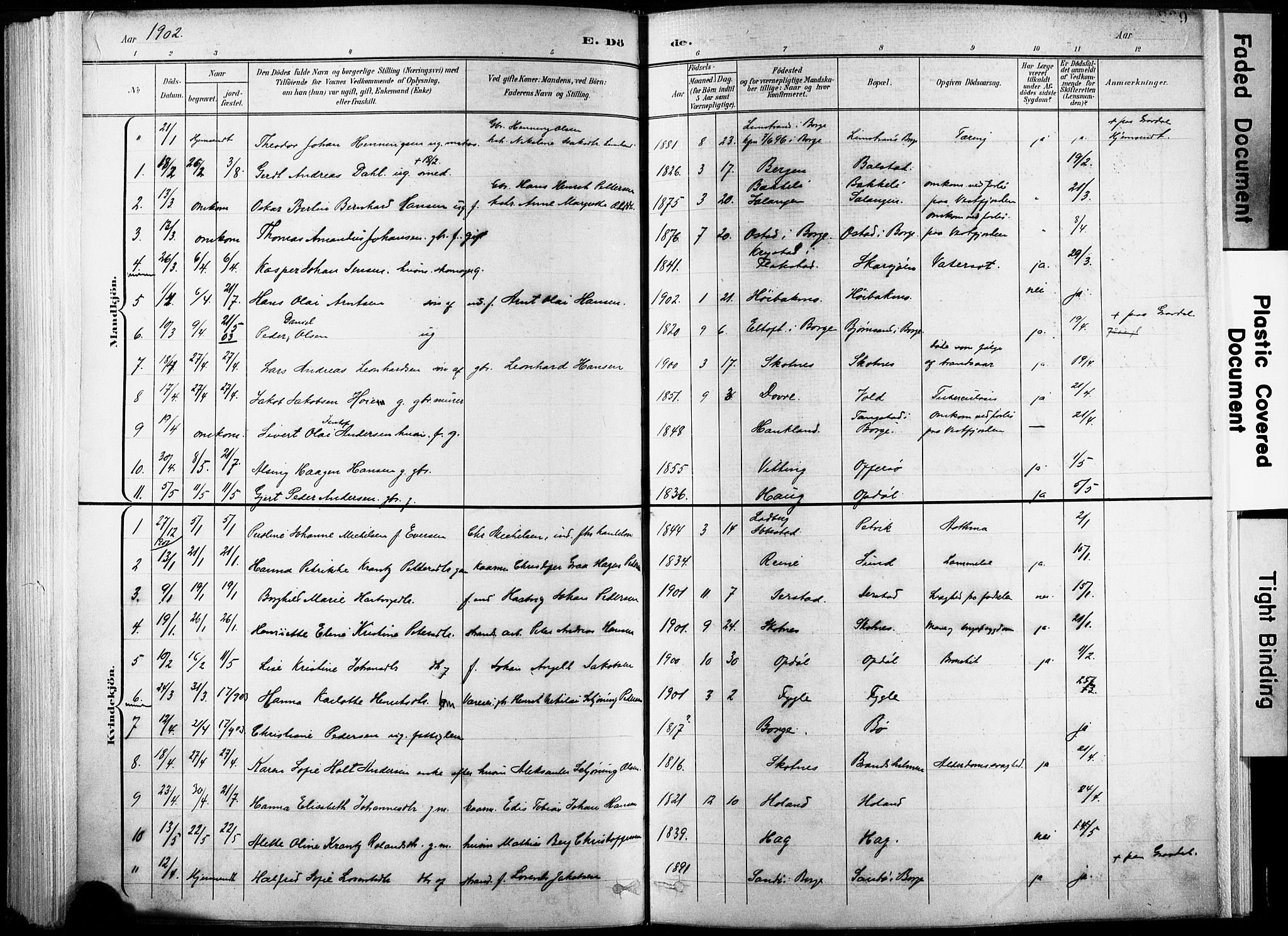 Ministerialprotokoller, klokkerbøker og fødselsregistre - Nordland, AV/SAT-A-1459/881/L1151: Parish register (official) no. 881A04, 1899-1907, p. 239