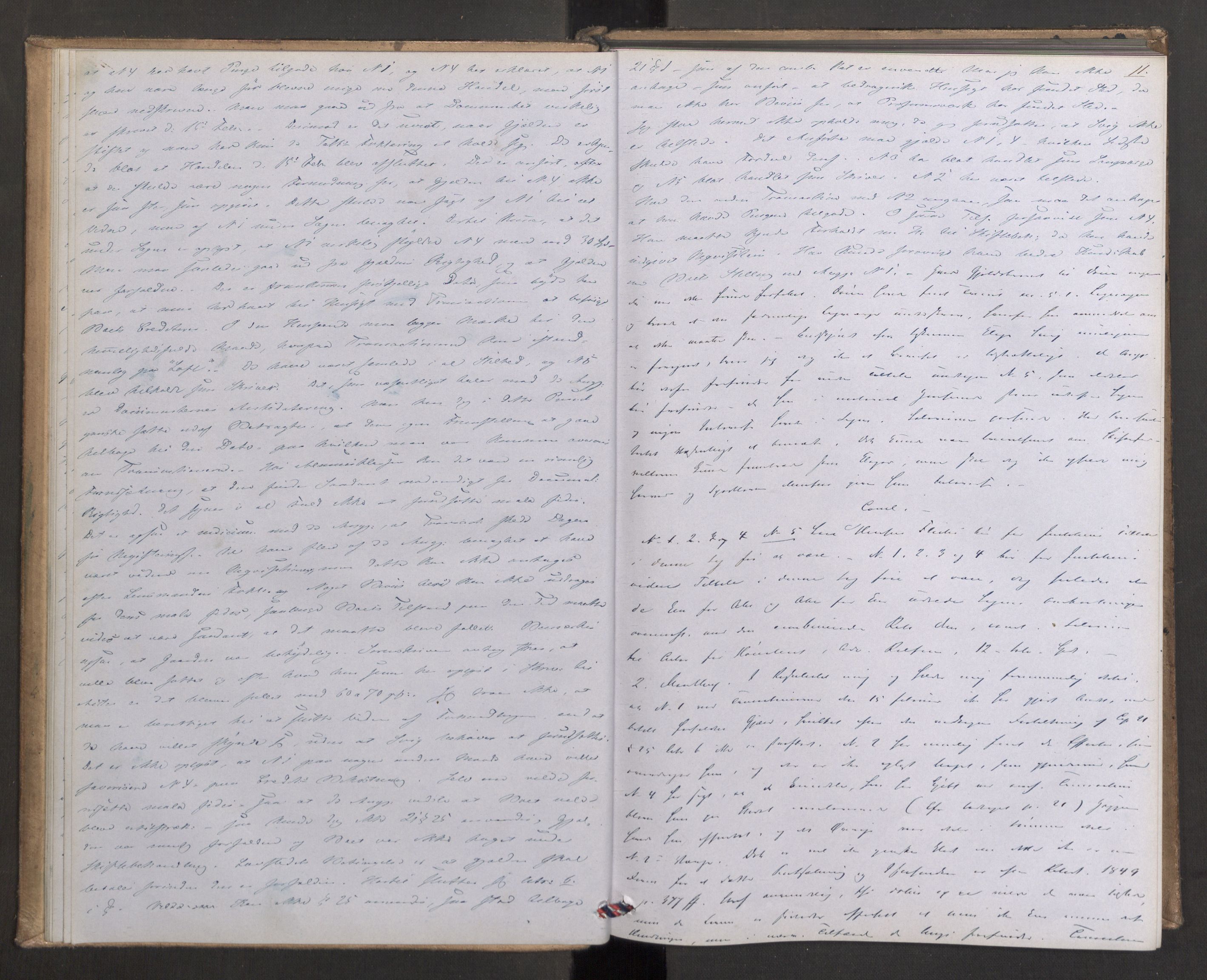 Høyesterett, AV/RA-S-1002/E/Eb/Ebb/L0045/0002: Voteringsprotokoller / Voteringsprotokoll, 1852-1853, p. 10b-11a