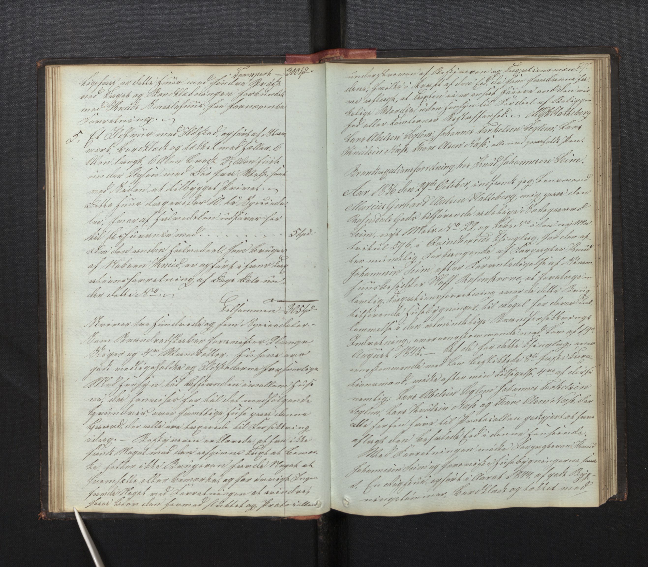 Lensmannen i Kvinnherad, AV/SAB-A-33301/1/0012/L0001: Branntakstprotokoll, 1846-1868, p. 26b-27a