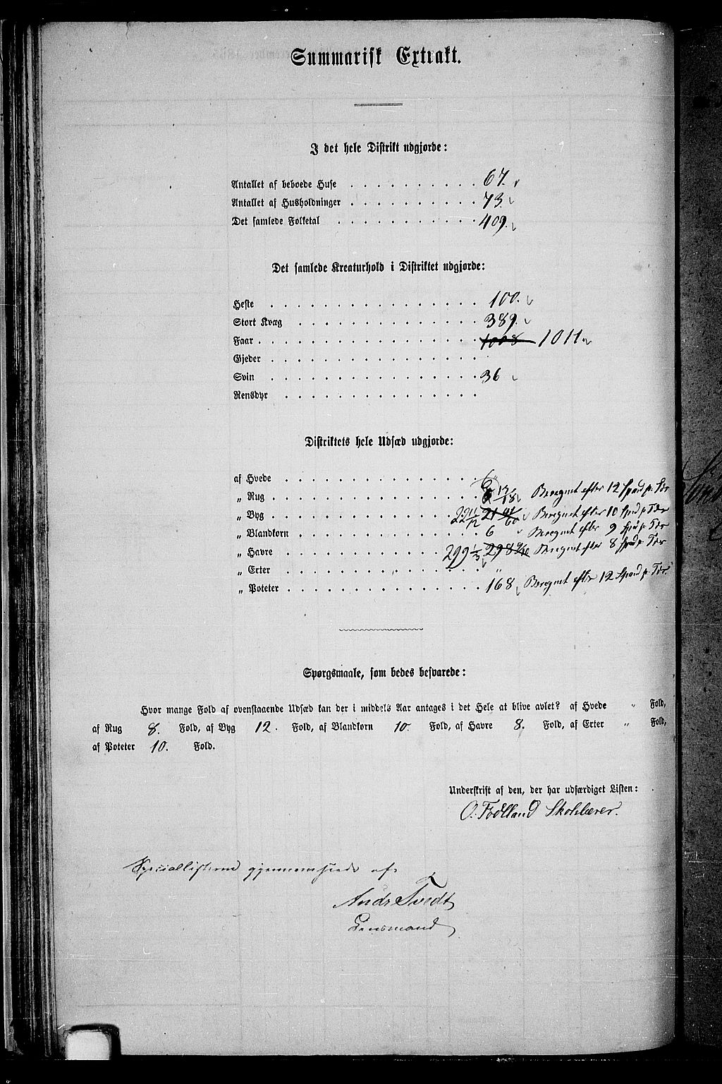 RA, 1865 census for Høyland, 1865, p. 41