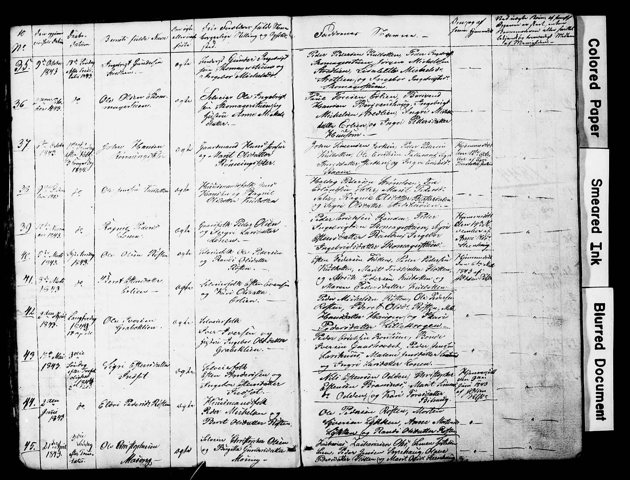 Lesja prestekontor, AV/SAH-PREST-068/H/Ha/Hab/L0014: Parish register (copy) no. 14, 1842-1856, p. 10-11