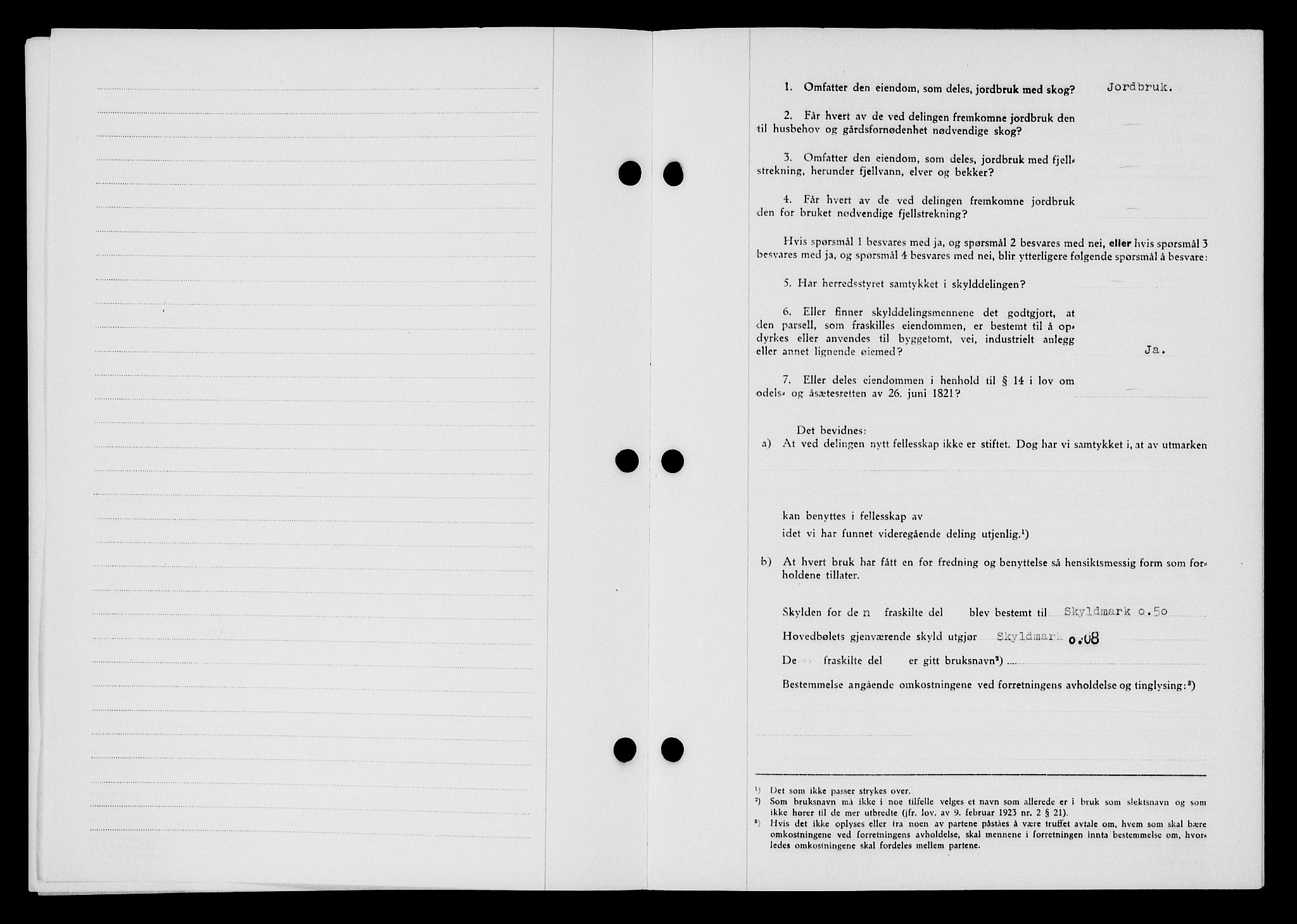 Flekkefjord sorenskriveri, SAK/1221-0001/G/Gb/Gba/L0059: Mortgage book no. A-7, 1944-1945, Diary no: : 229/1944