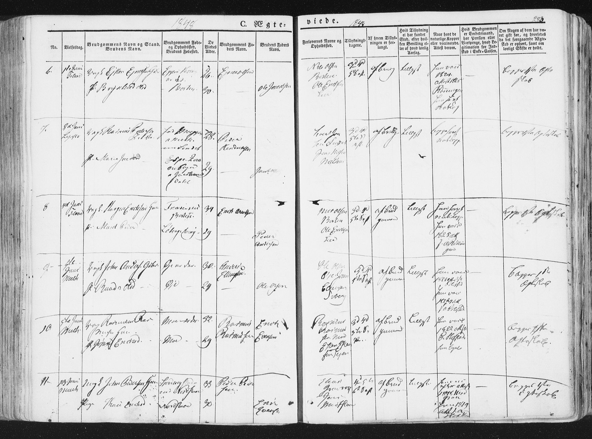 Ministerialprotokoller, klokkerbøker og fødselsregistre - Sør-Trøndelag, AV/SAT-A-1456/691/L1074: Parish register (official) no. 691A06, 1842-1852, p. 283