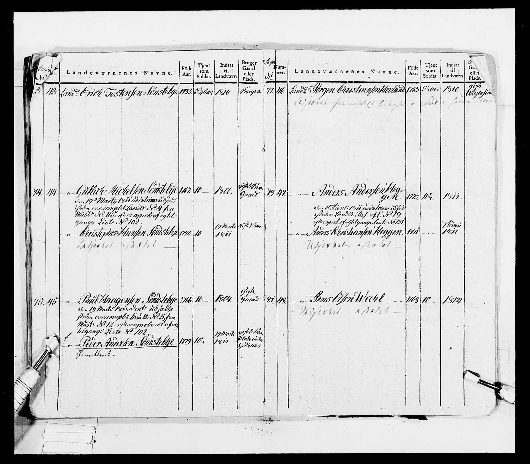 Generalitets- og kommissariatskollegiet, Det kongelige norske kommissariatskollegium, AV/RA-EA-5420/E/Eh/L0036a: Nordafjelske gevorbne infanteriregiment, 1813, p. 293