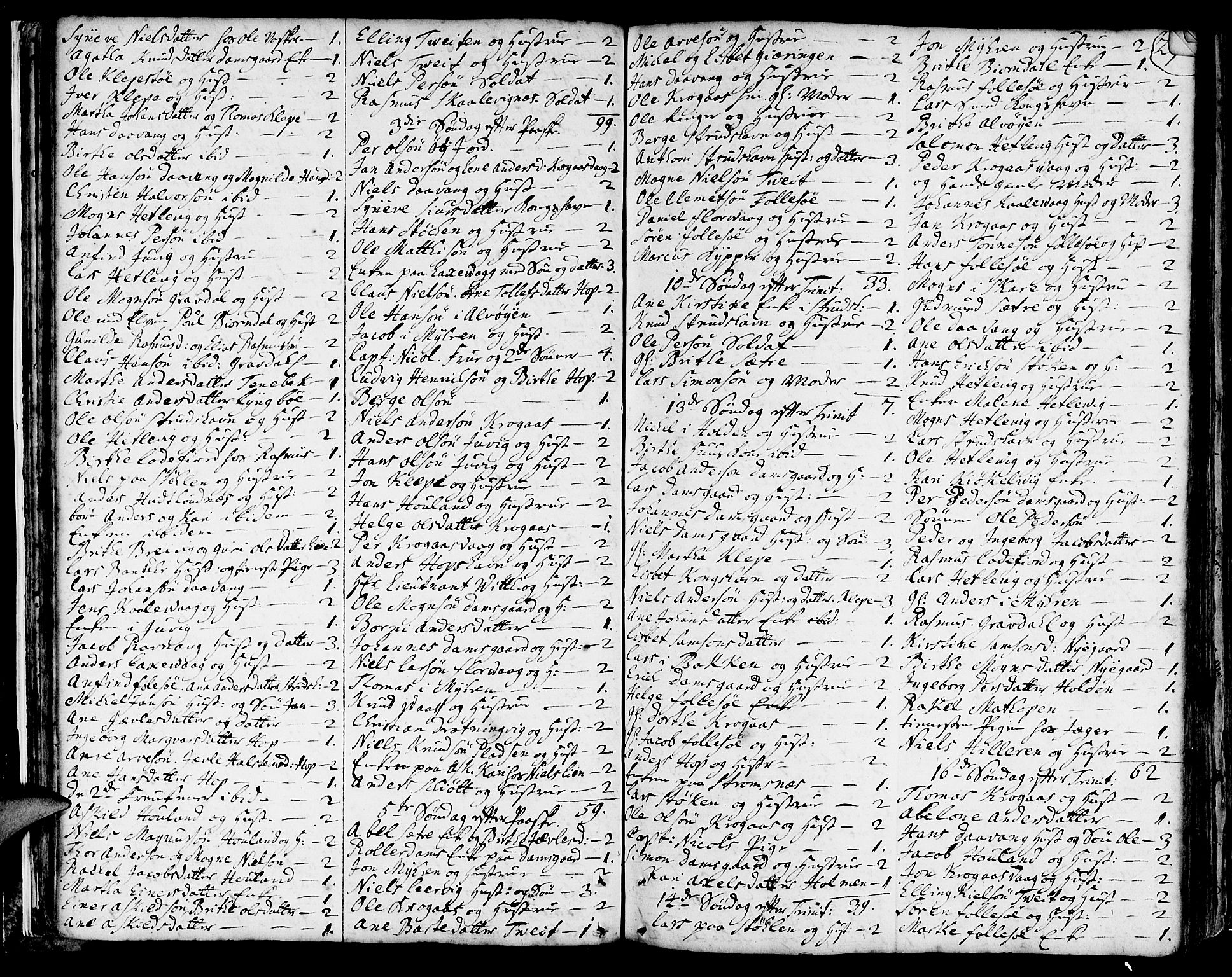 Askøy Sokneprestembete, AV/SAB-A-74101/H/Ha/Haa/Haaa/L0001: Parish register (official) no. A 1, 1742-1818, p. 29