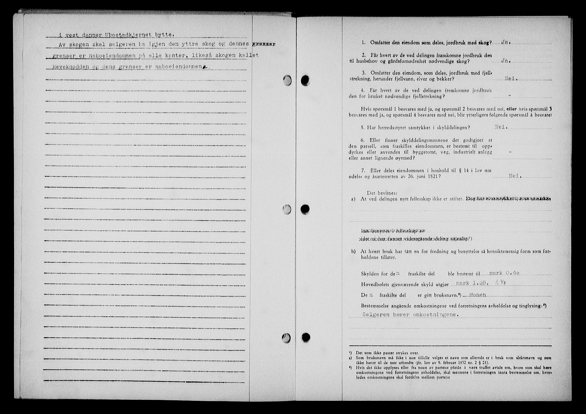 Mandal sorenskriveri, SAK/1221-0005/001/G/Gb/Gba/L0087: Mortgage book no. A-24, 1953-1953, Diary no: : 726/1953